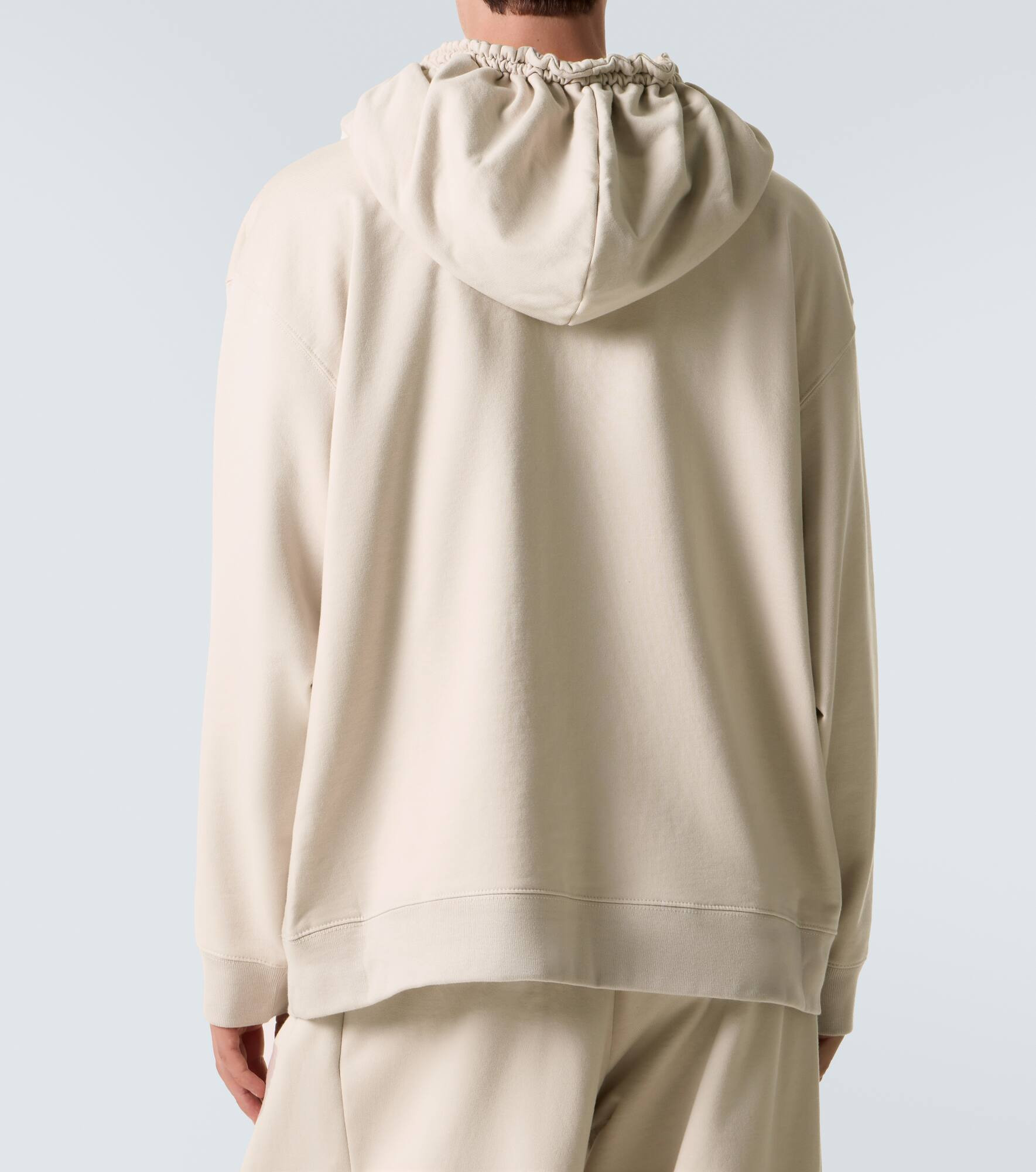 Cotton jersey hoodie - 4