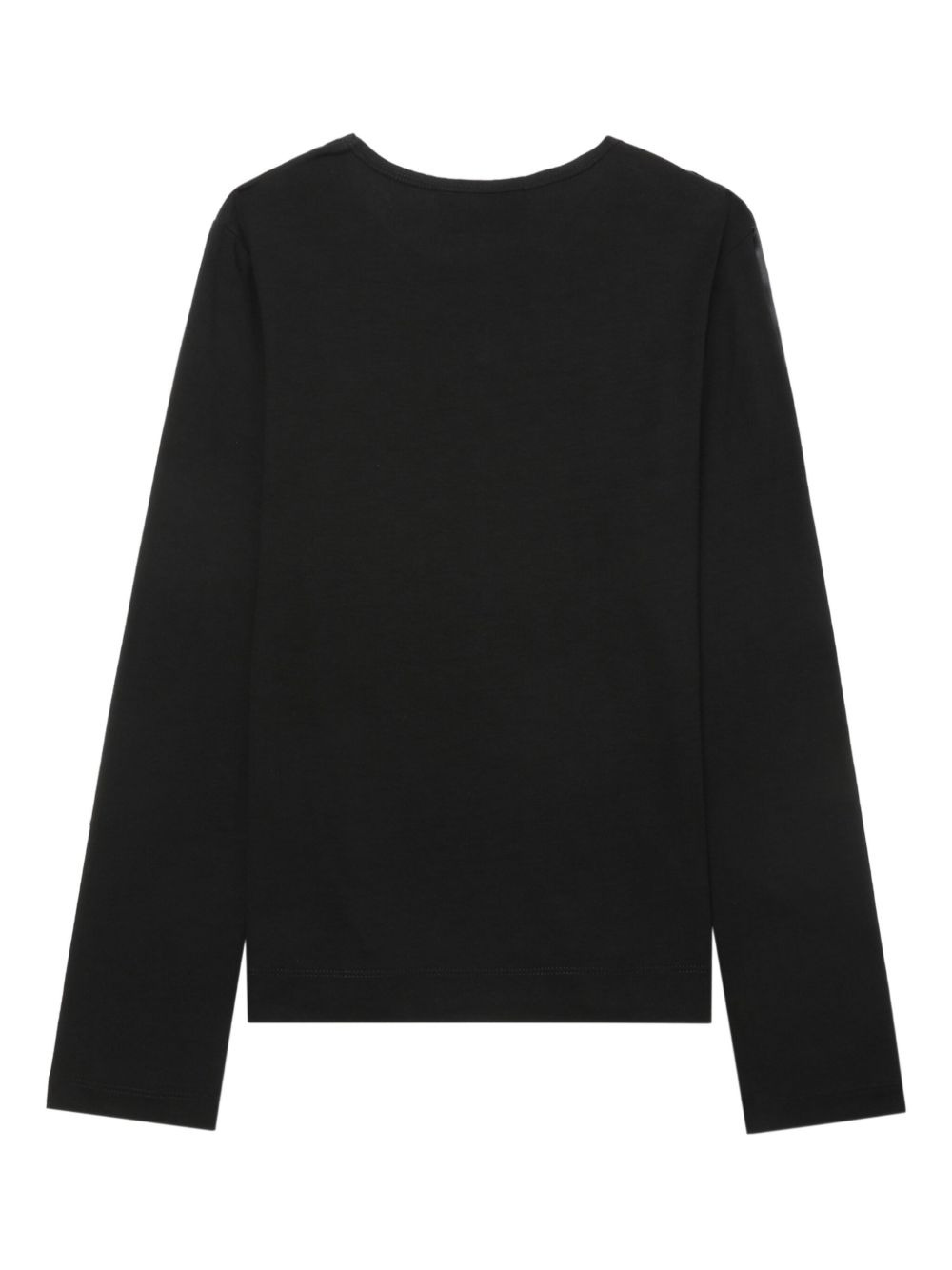 ribbon-detail long-sleeve T-shirt - 3