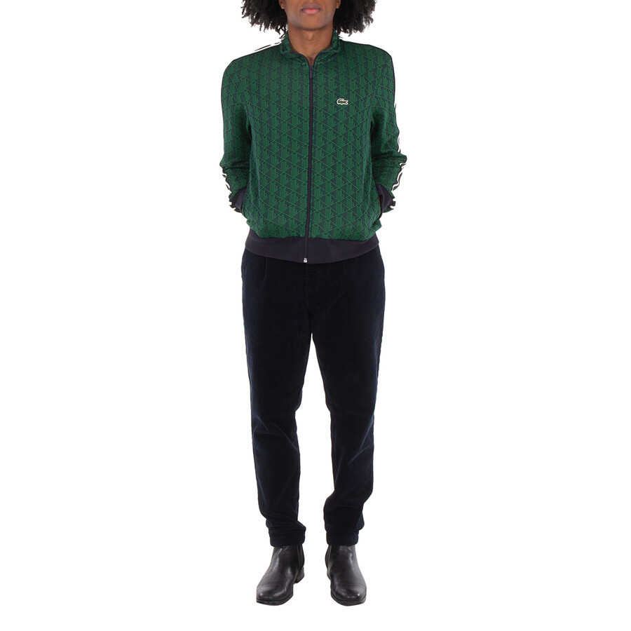 Lacoste Long Sleeves Cotton Zip Up Sweater - 6