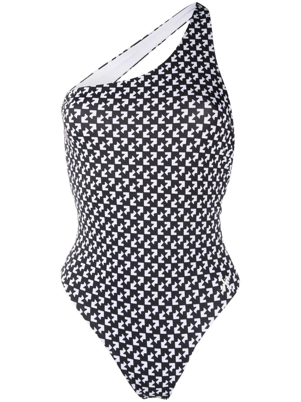 geometric pattern swimsuit - 1