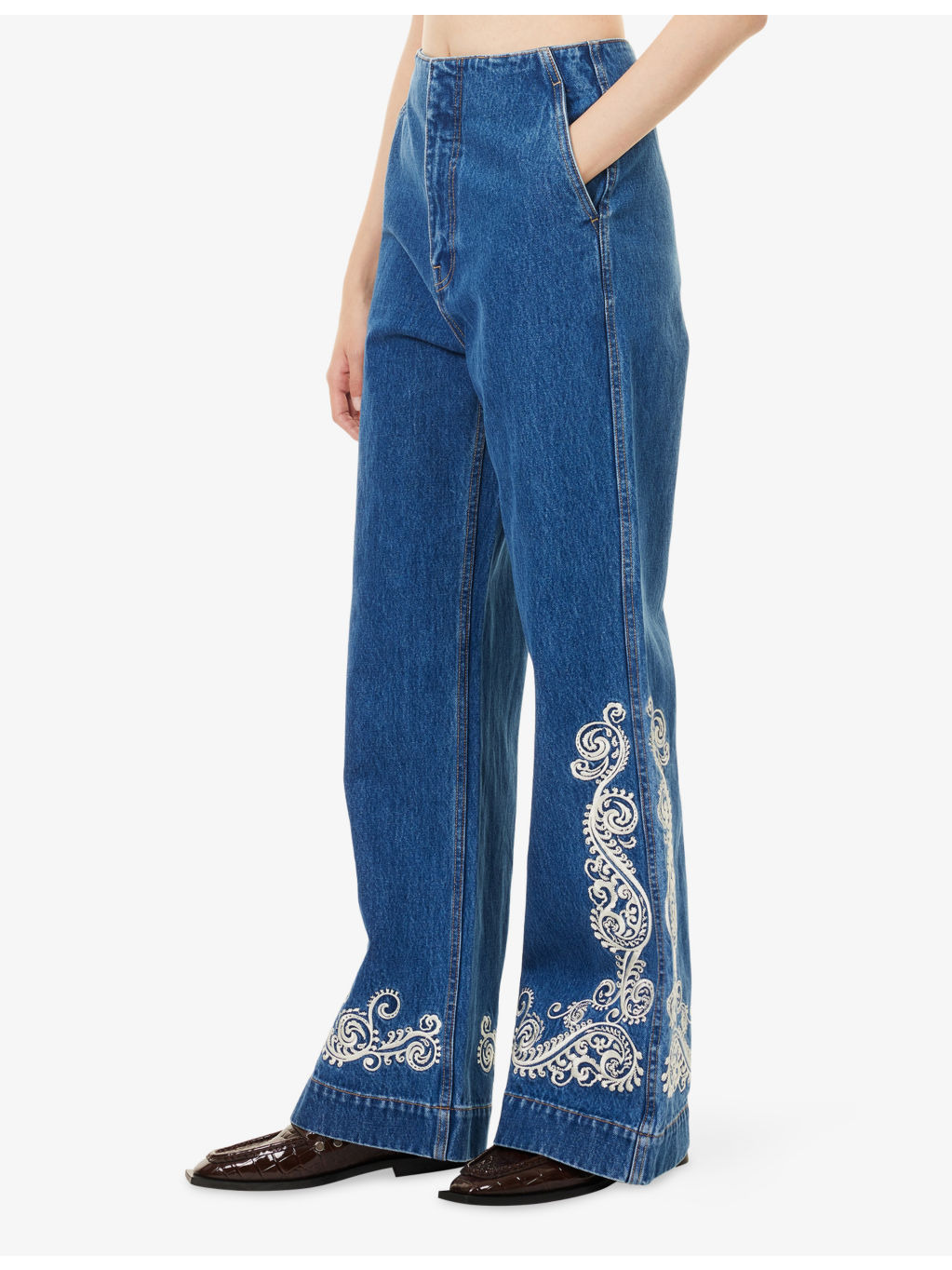 Jacones Flared Denim Jeans - 3