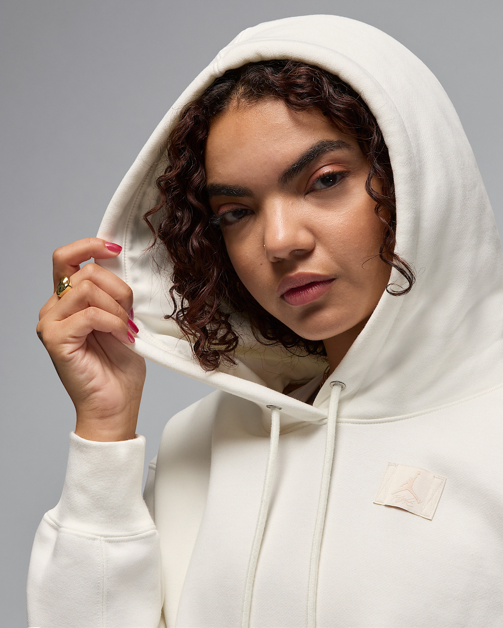 Jordan Flight Fleece Women's Satin-Lined Pullover Hoodie - 3