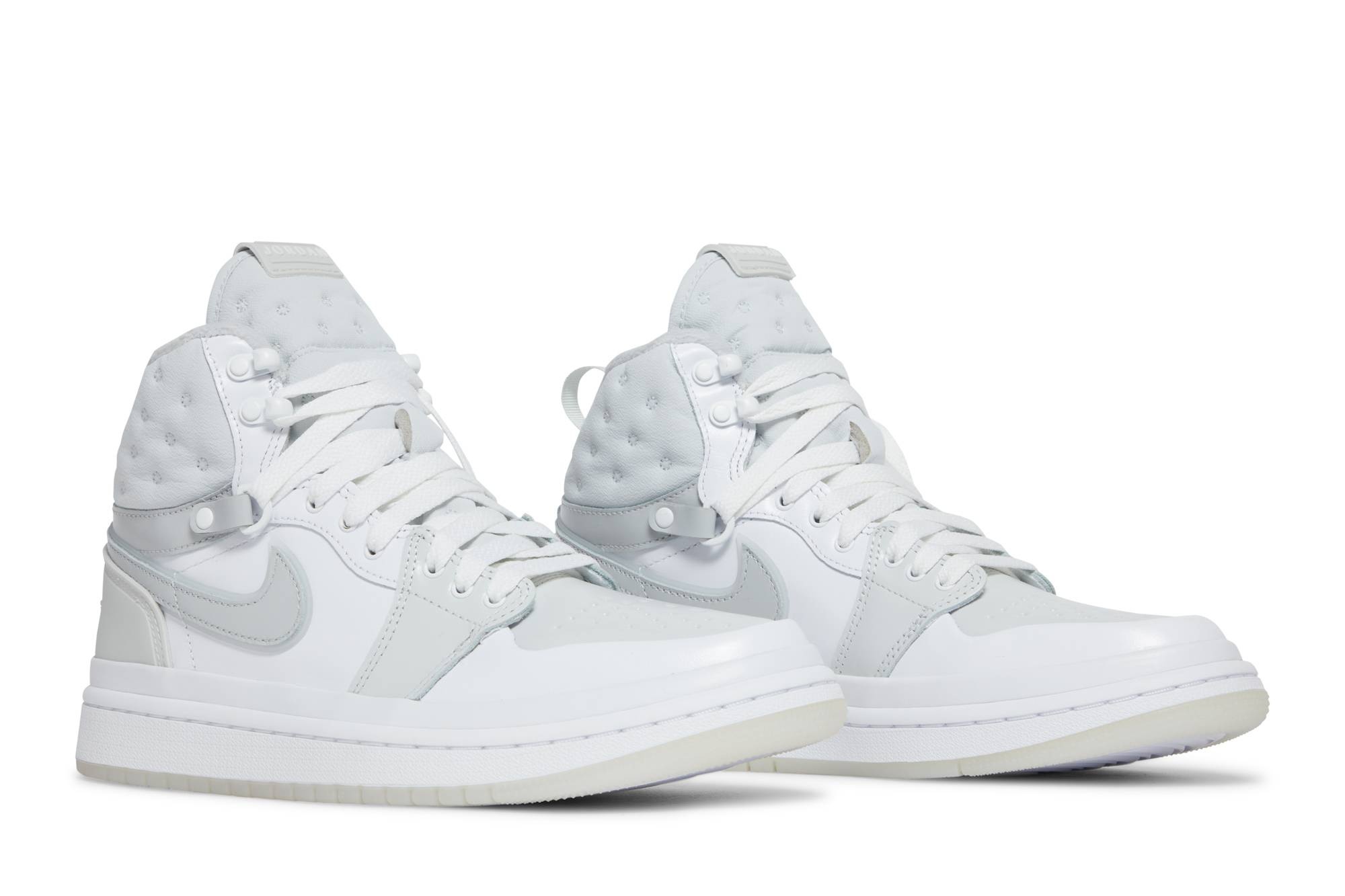 Wmns Air Jordan 1 Acclimate 'White Grey Fog' - 8