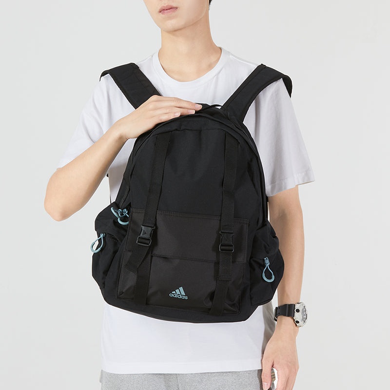 adidas Cxplr Bp Athleisure Casual Sports Backpack schoolbag Unisex Black HA5680 - 3
