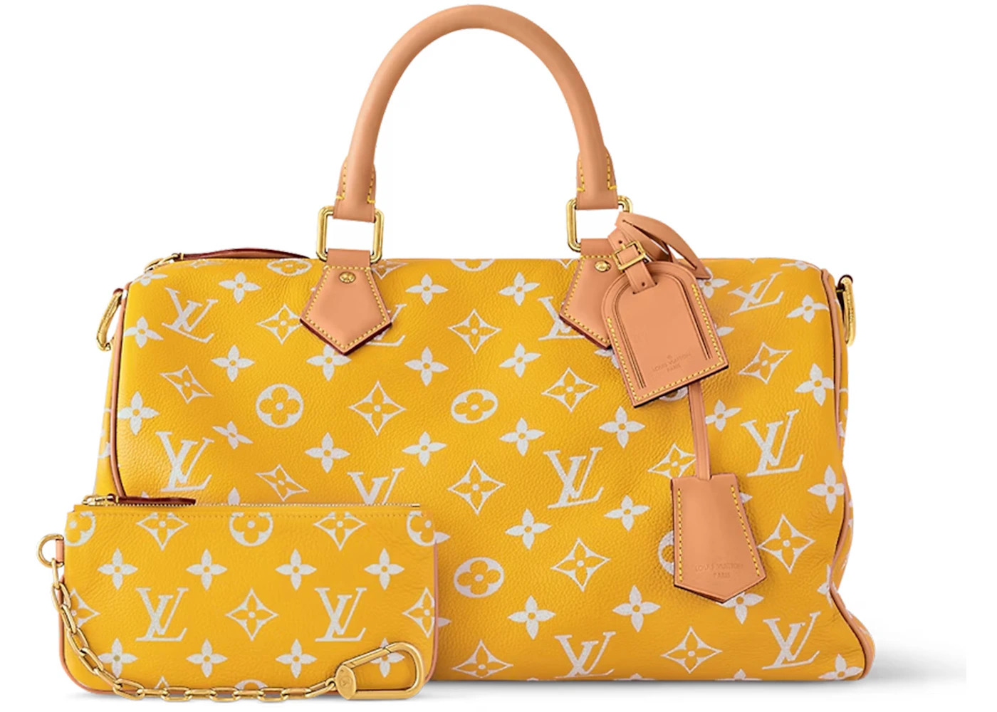 Louis Vuitton Speedy P9 Bandoulière 40 Monogram Leather Jaune Mat - 4