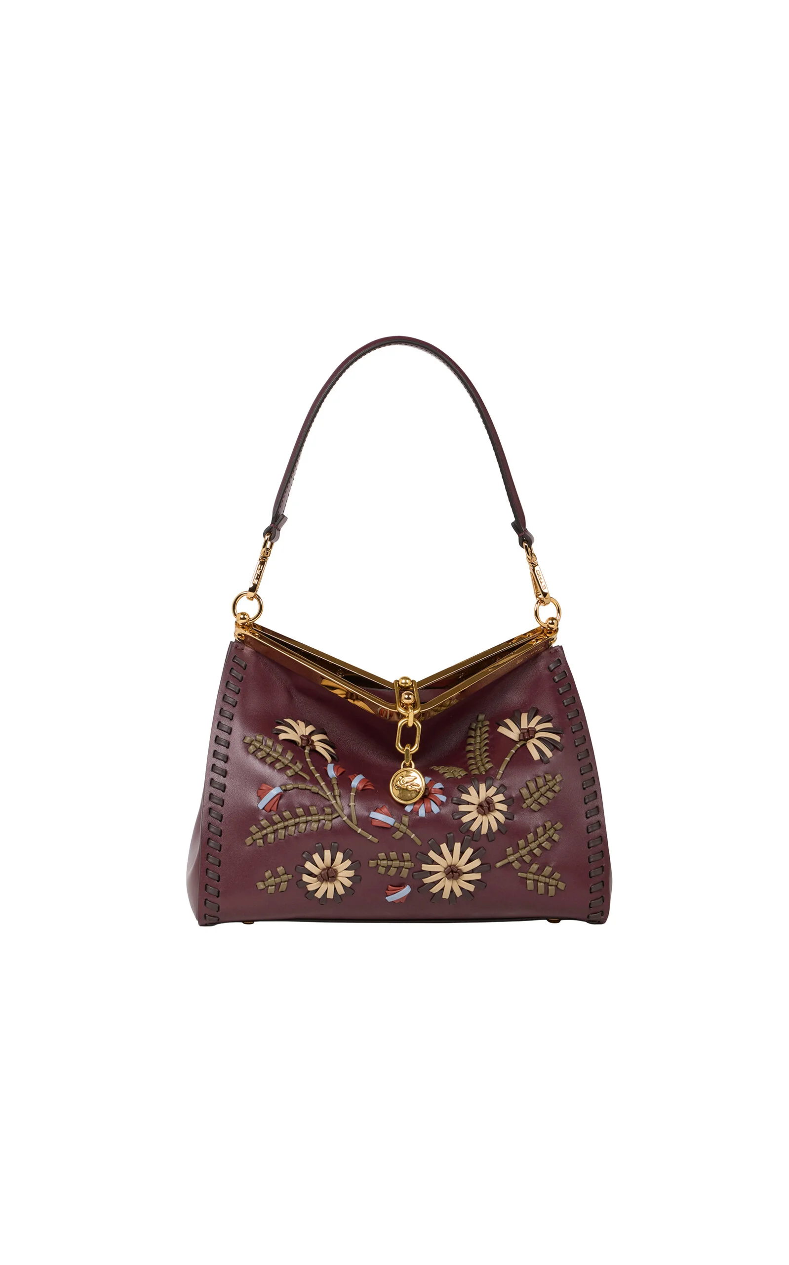 Medium Vela Shoulder Bag burgundy - 1