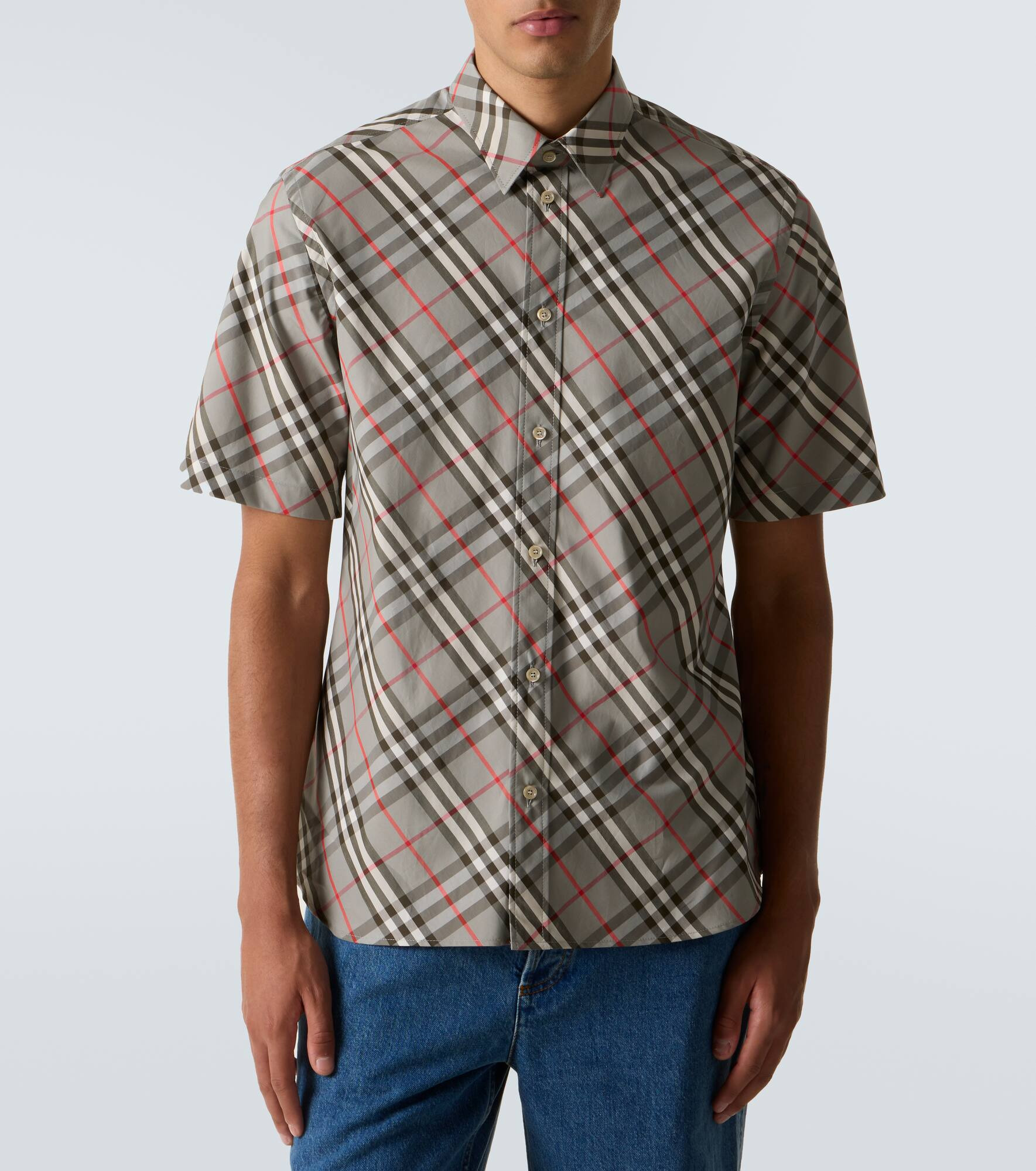 Burberry Check cotton poplin shirt - 3