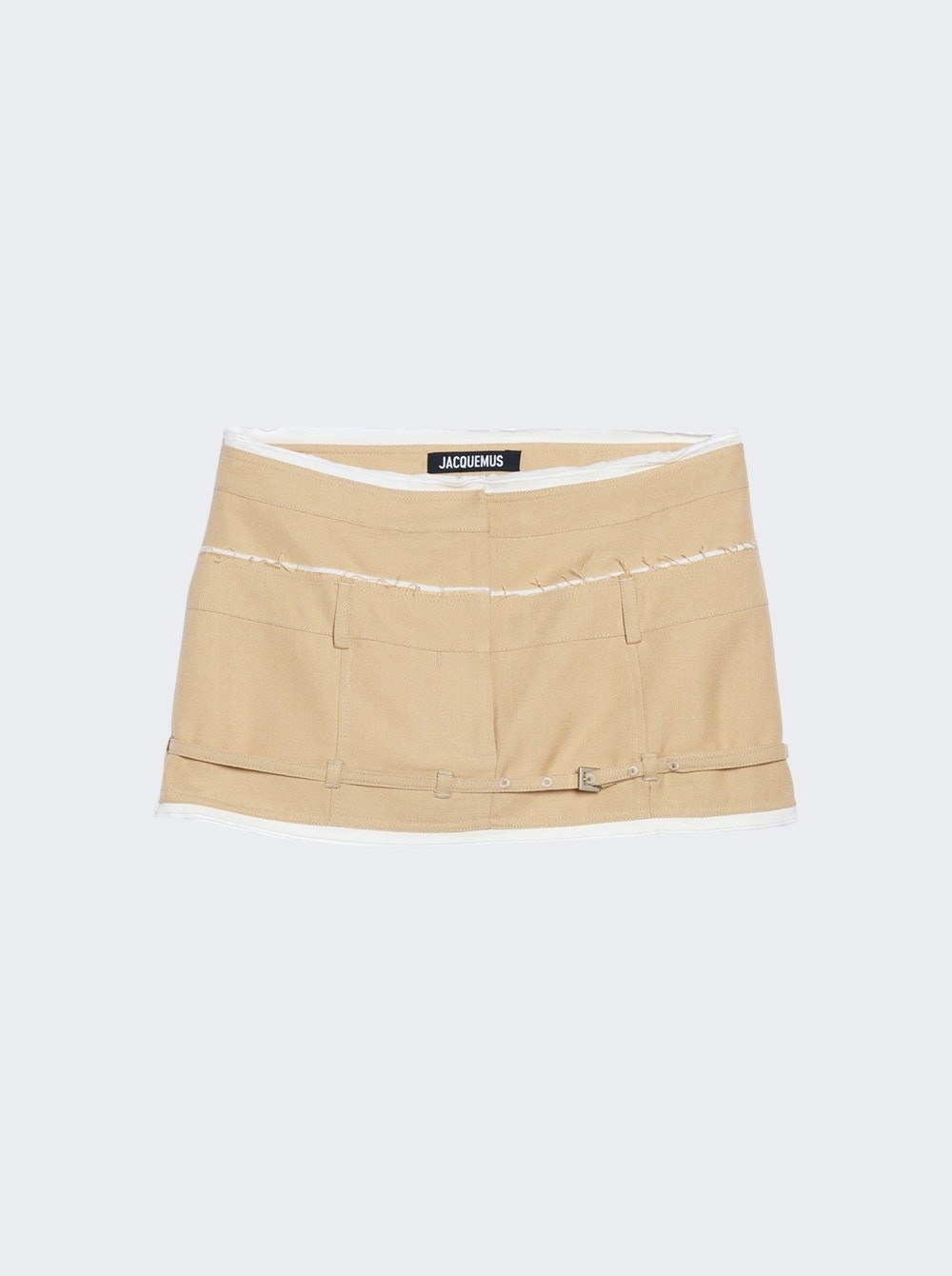 La Mini Jupe Caraco Skirt Beige - 1