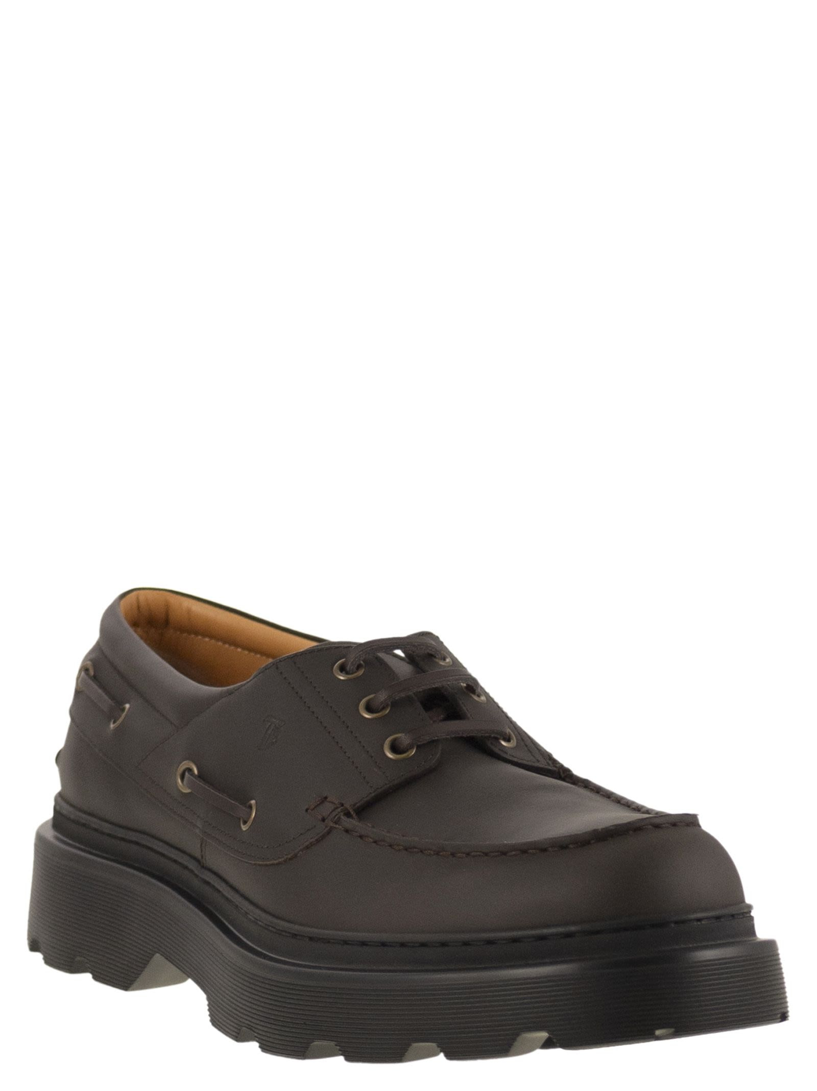 Tod's Men Leather Boat Shoe - 2