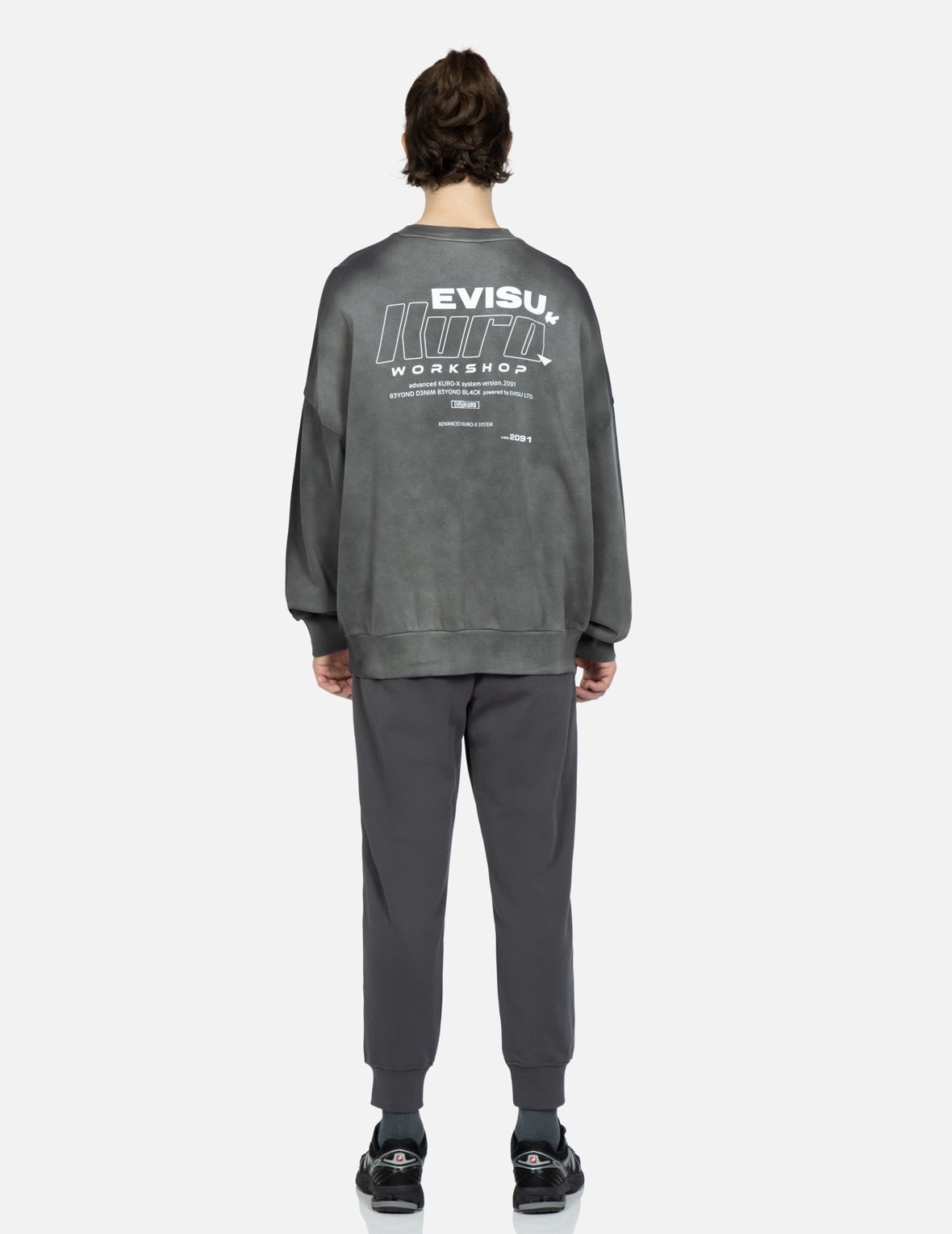 Logo Print Garment-dyed Sweatshirt - 5