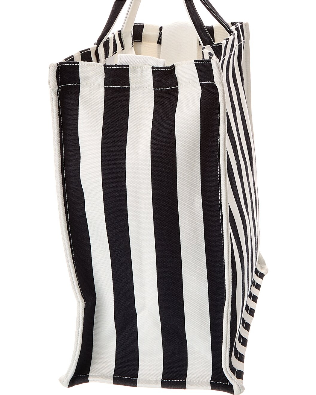 PATOU JP Large Striped Canvas Tote - 3