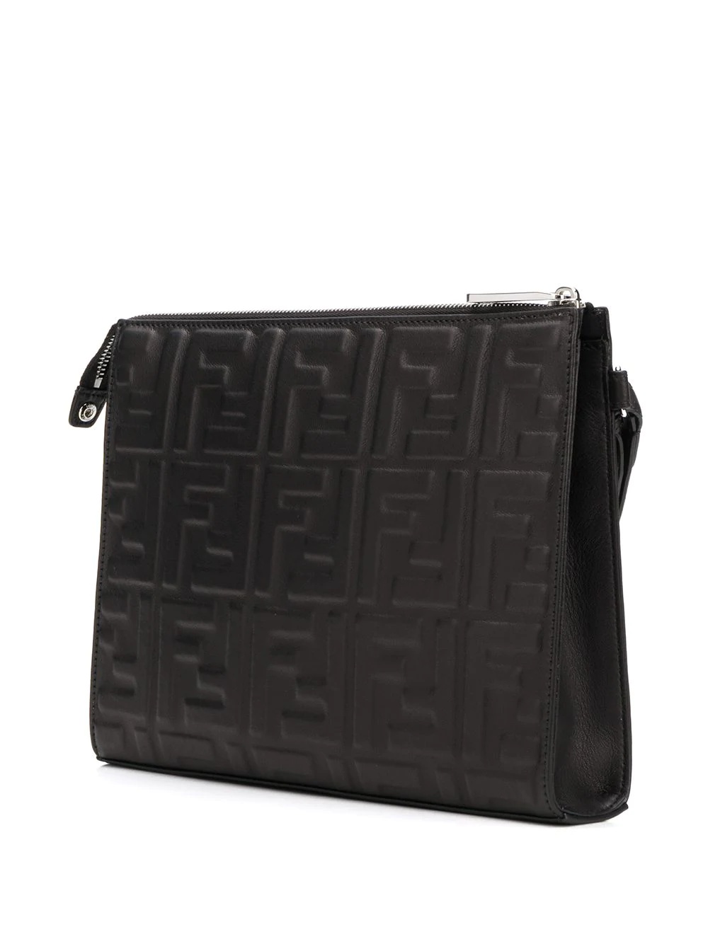 FF motif quilted clutch - 3