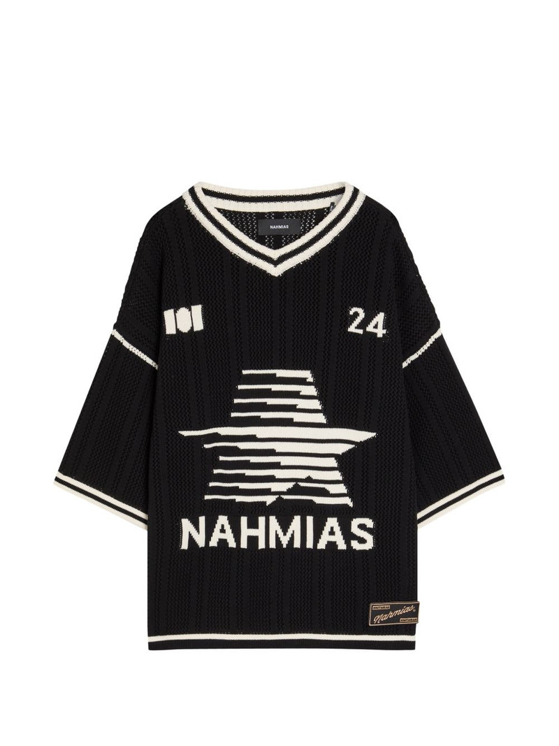 V-neck graphic jersey 1