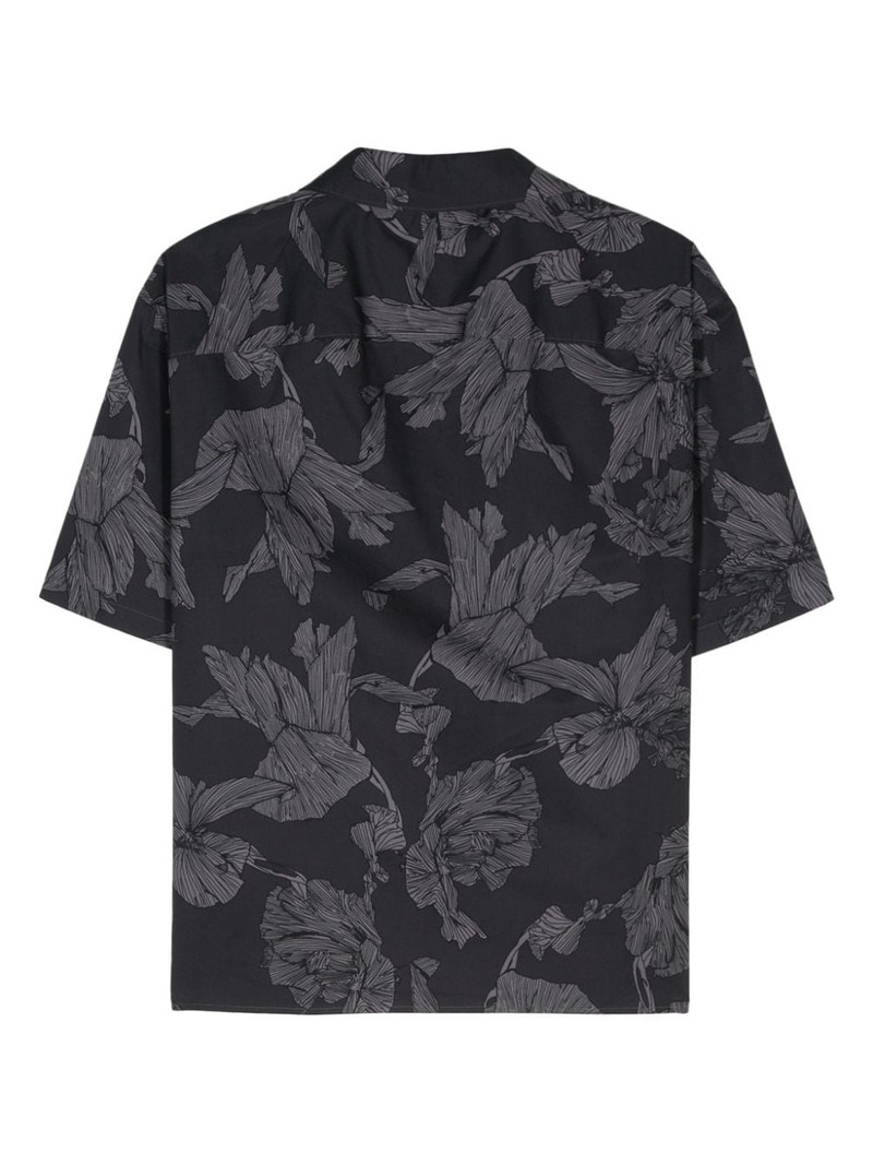 Neil Barrett floral-print bowling shirt outlook