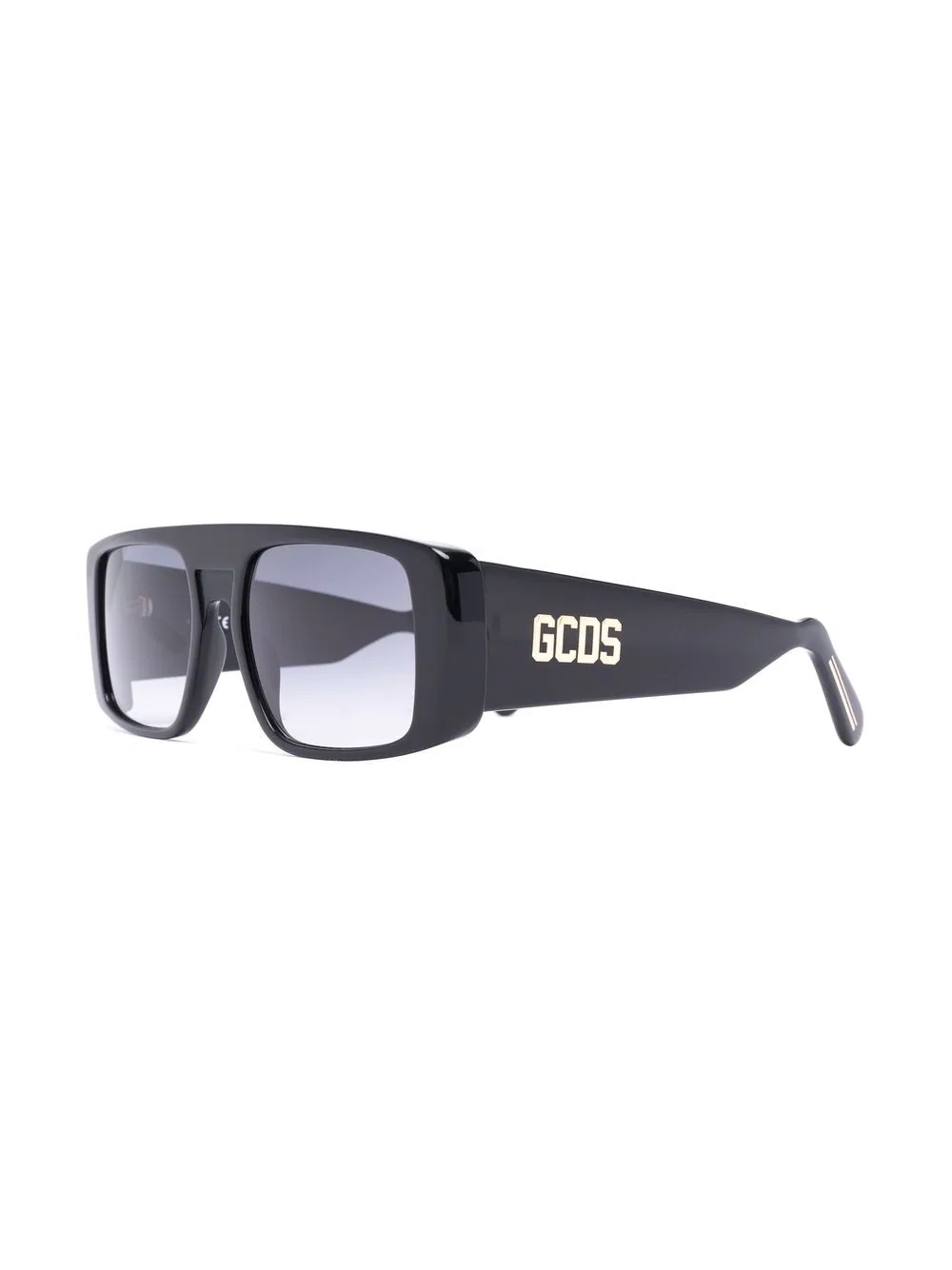 logo-print rectangular frame sunglasses - 2