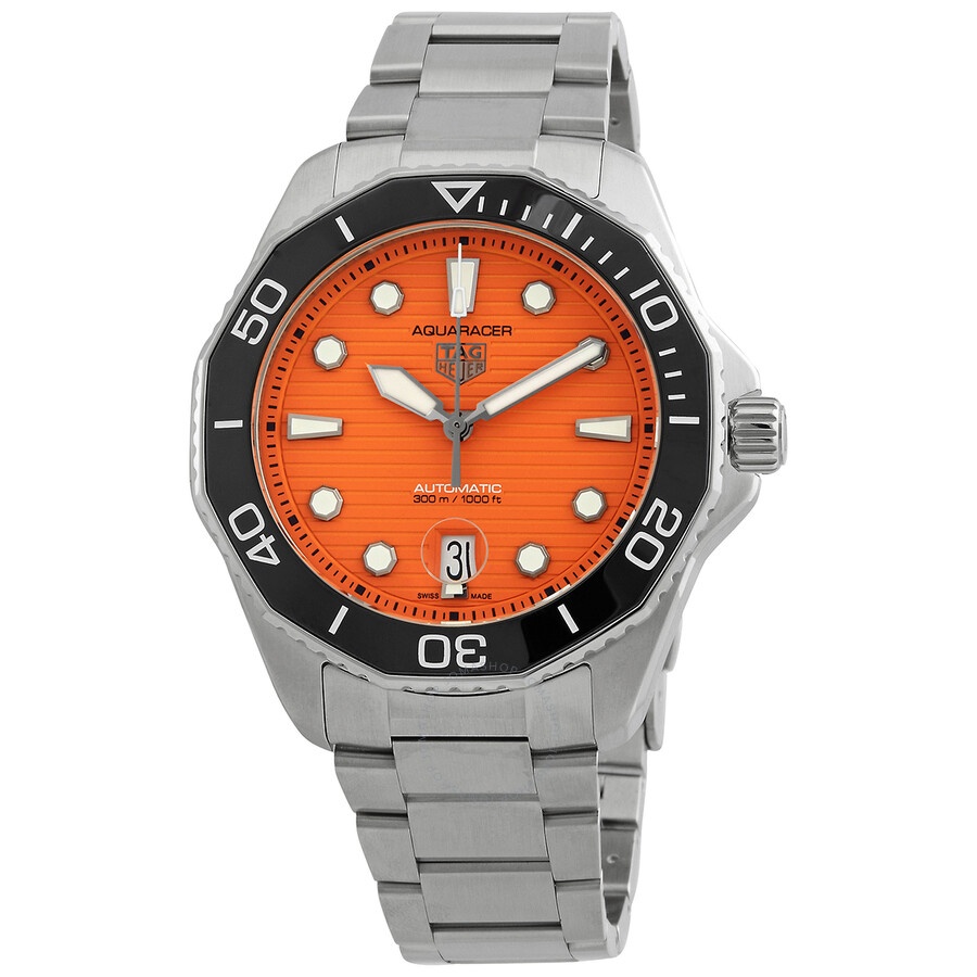 Tag Heuer Aquaracer Automatic Orange Dial Men's Watch WBP201F-BA0632 - 1