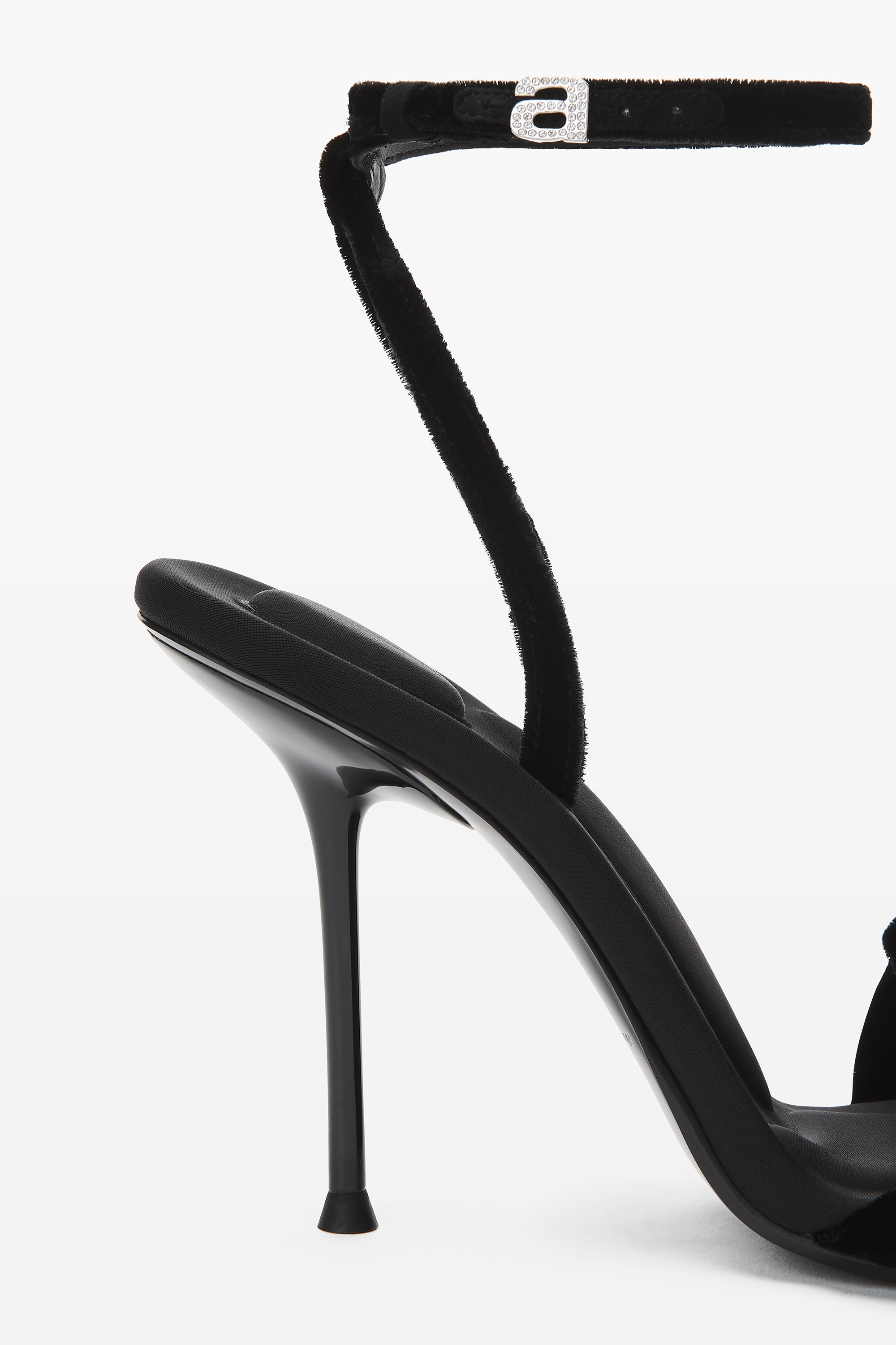 JULIE SCRUNCHIE SANDAL IN VELVET - 2