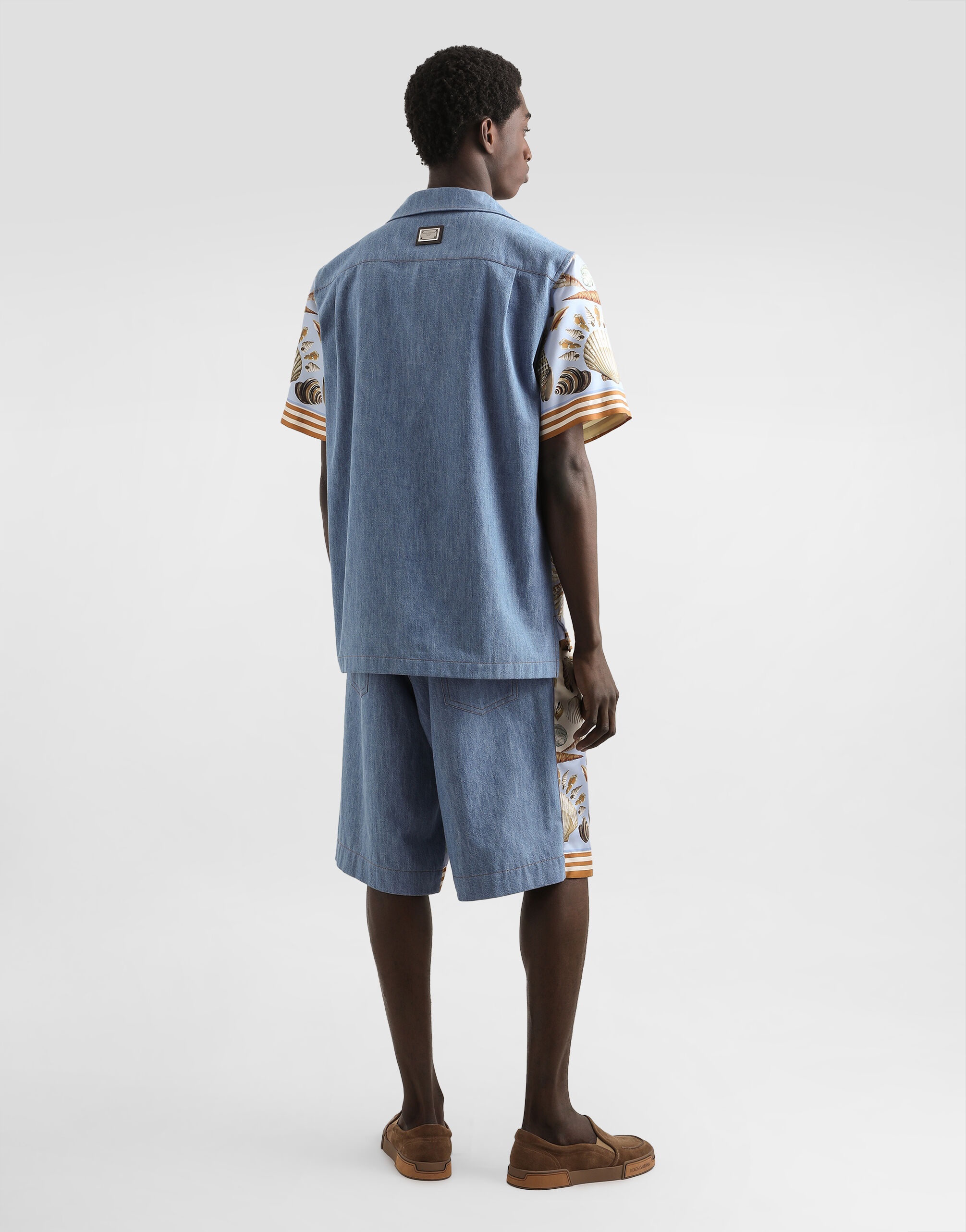 Denim bermuda shorts - 3
