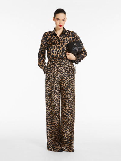 Max Mara ETNA Printed silk twill shirt outlook