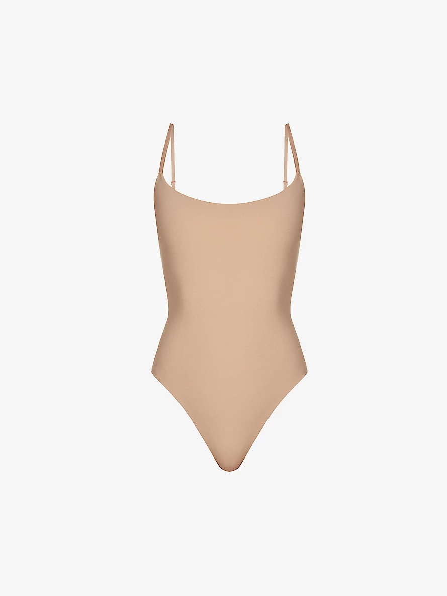 Fits Everybody scoop-neck stretch-jersey body - 1