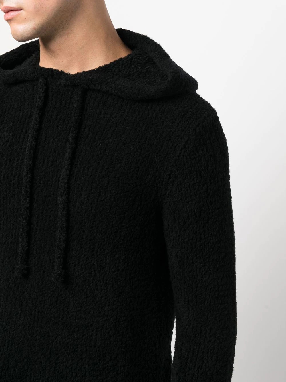 sherpa wool-blend hoodie - 5