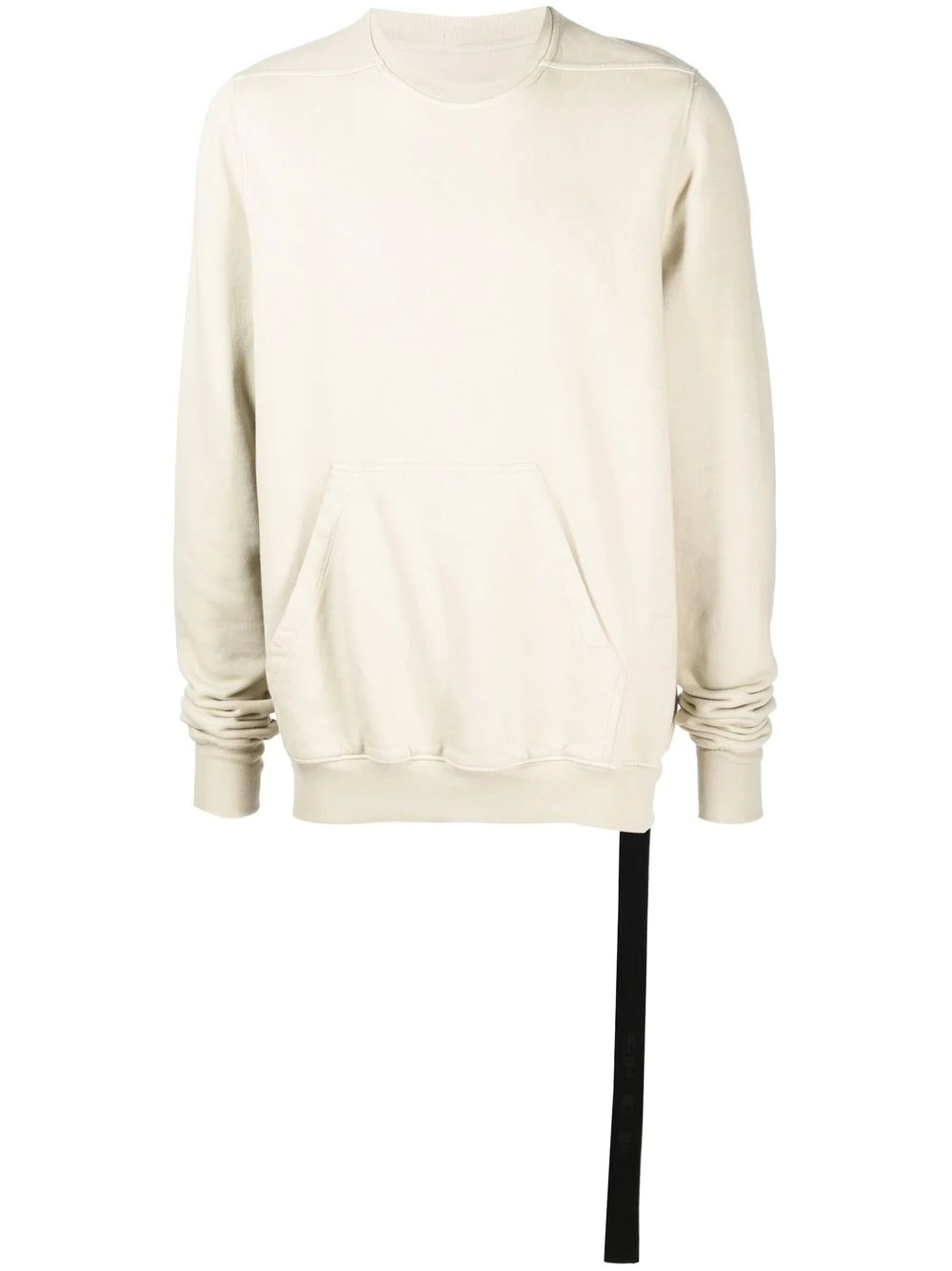 layered drawstring sweatshirt - 1
