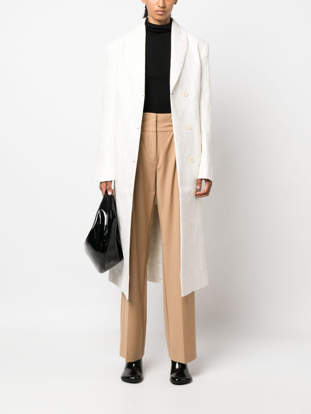 straight-leg tailored trousers - 2
