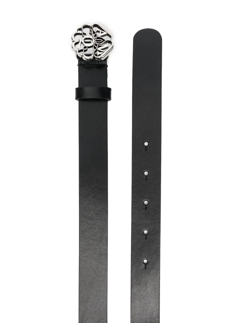 logo embellished buckle belt - 2