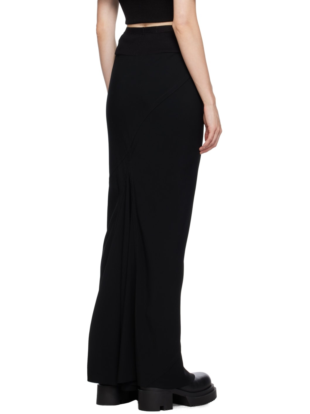 Black Coda Maxi Skirt - 3