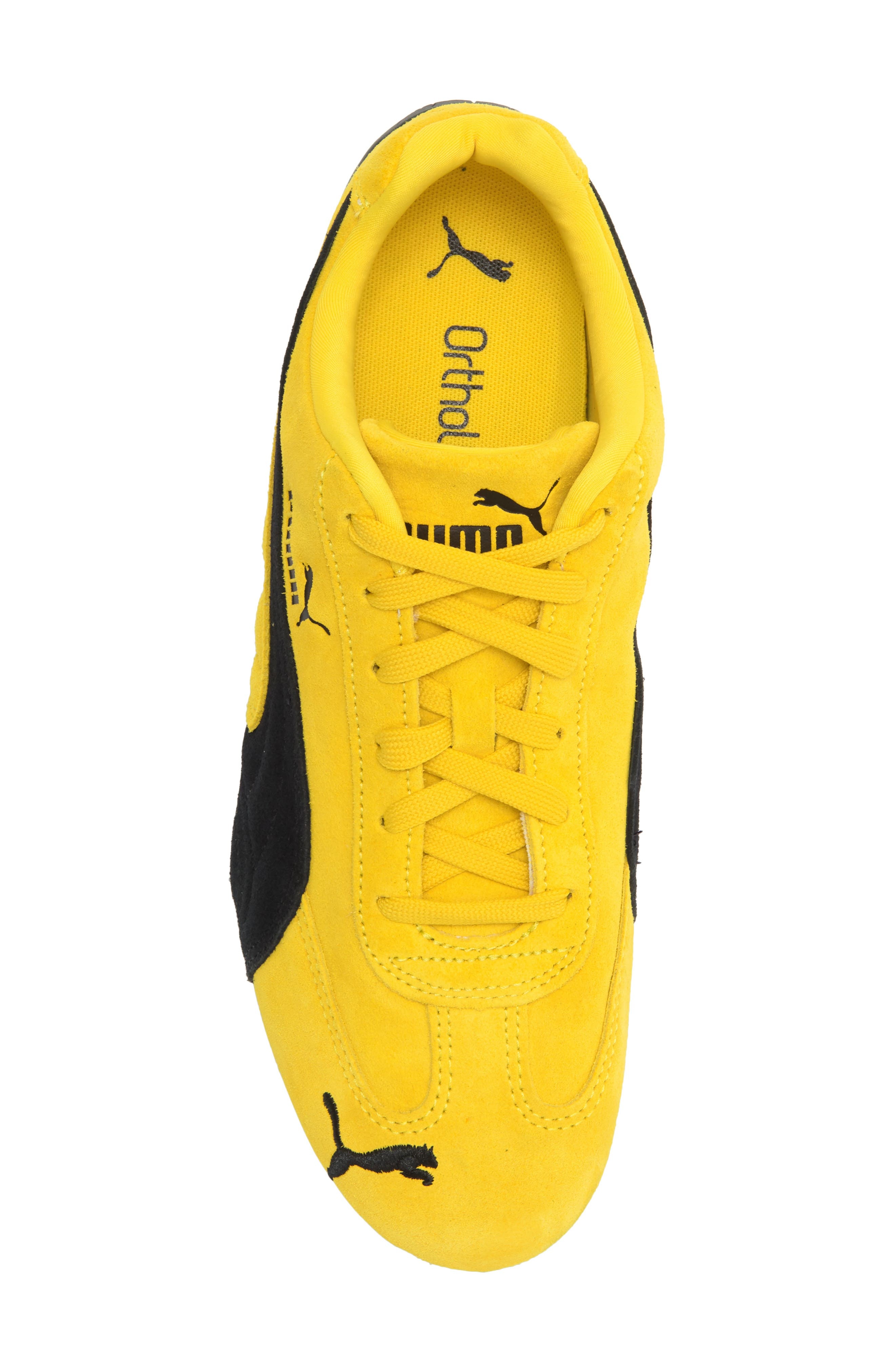 PUMA Speedcat OG Sneaker in Yellow/Puma Black at Nordstrom - 5