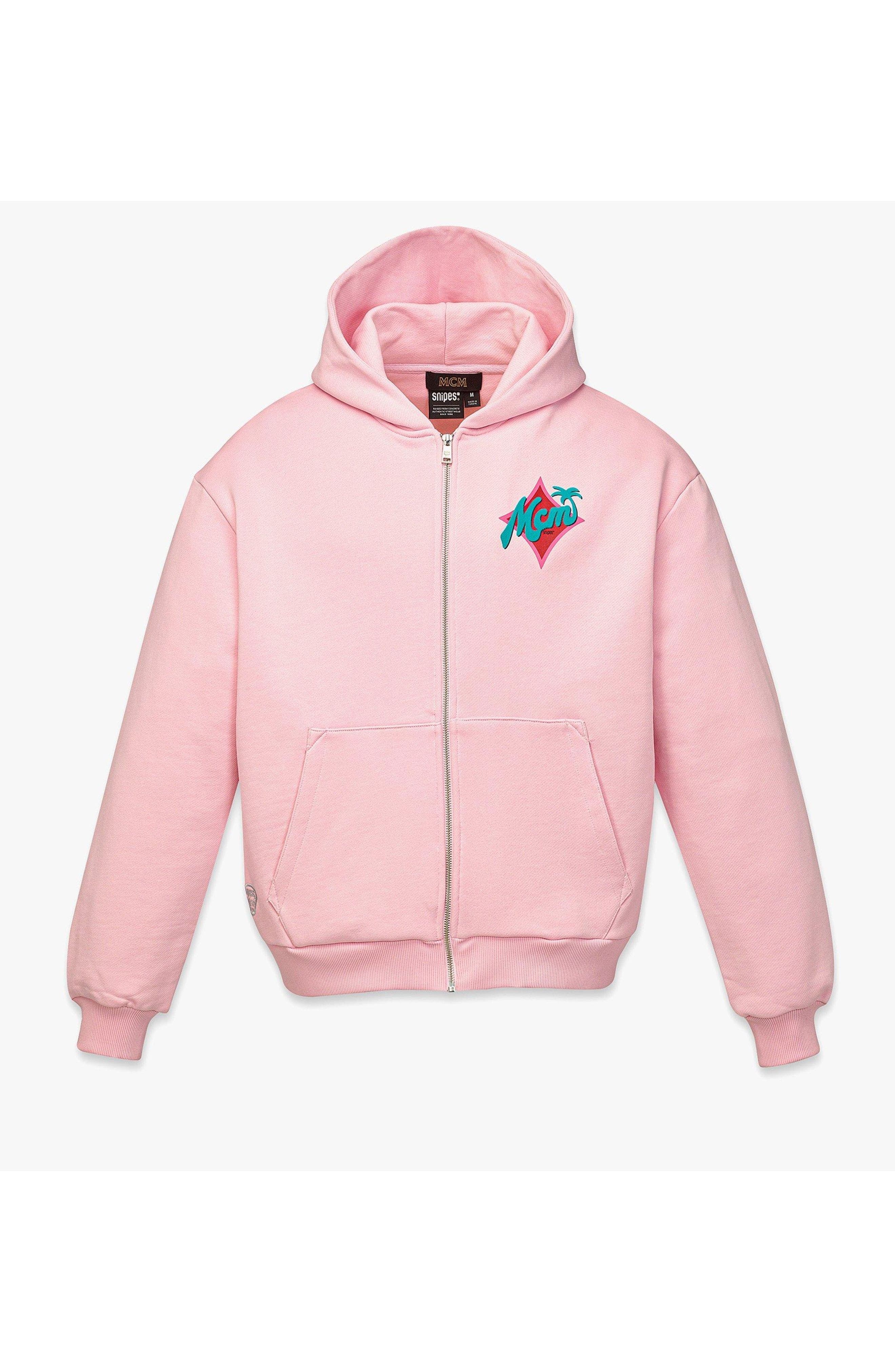 MCM x SNIPES Zip Hoodie in Pink at Nordstrom - 1