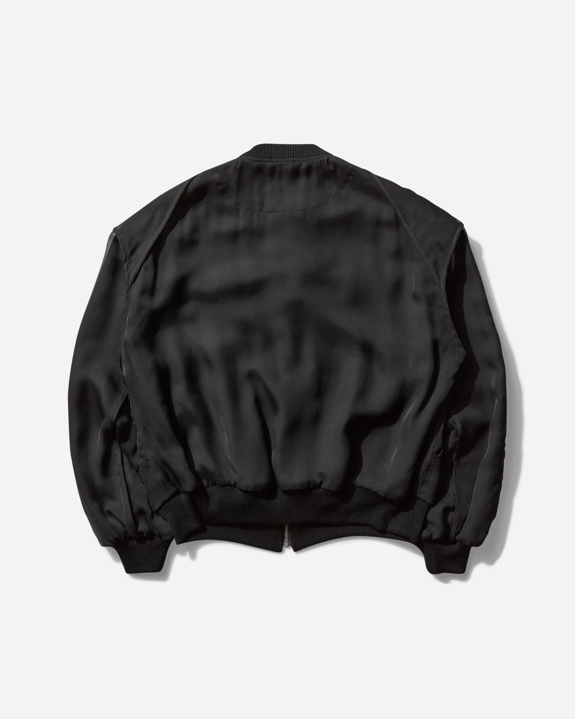 Women's Straps Bomber Jacket Black - 2
