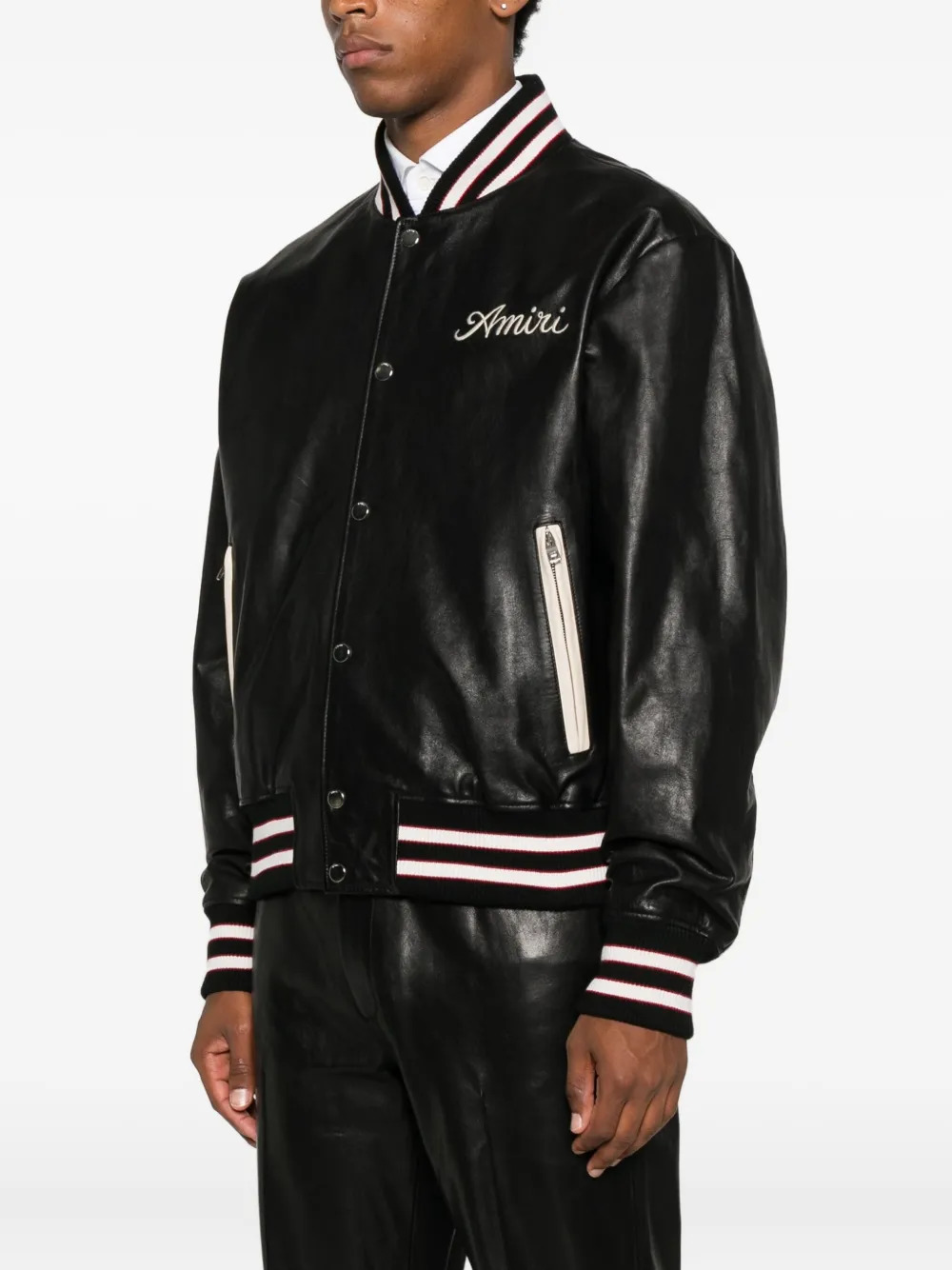 AMIRI - Men Club Amiri Leather Varsity - 2