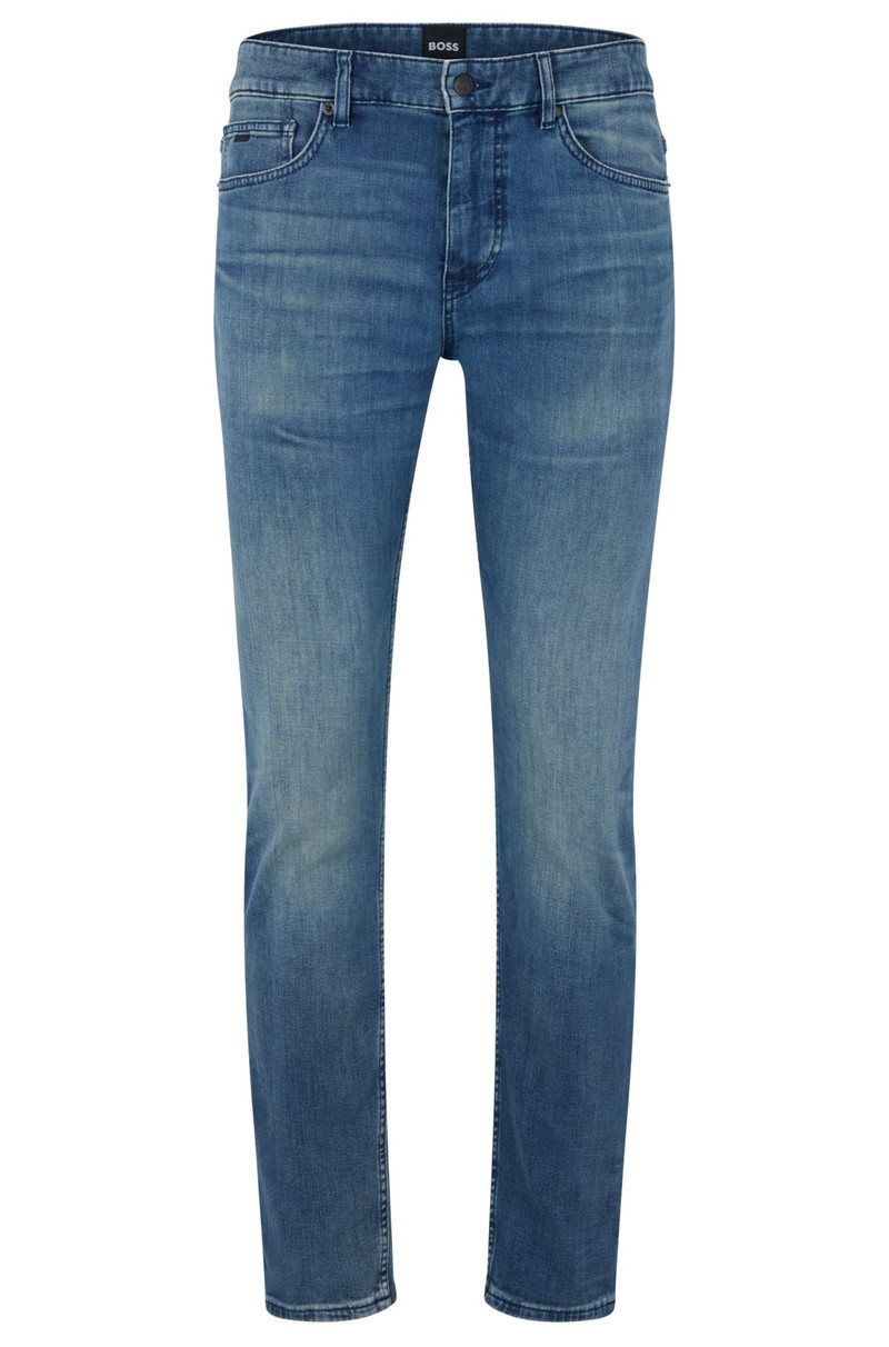 SLIM-FIT JEANS IN SUPER-SOFT BLUE DENIM 1
