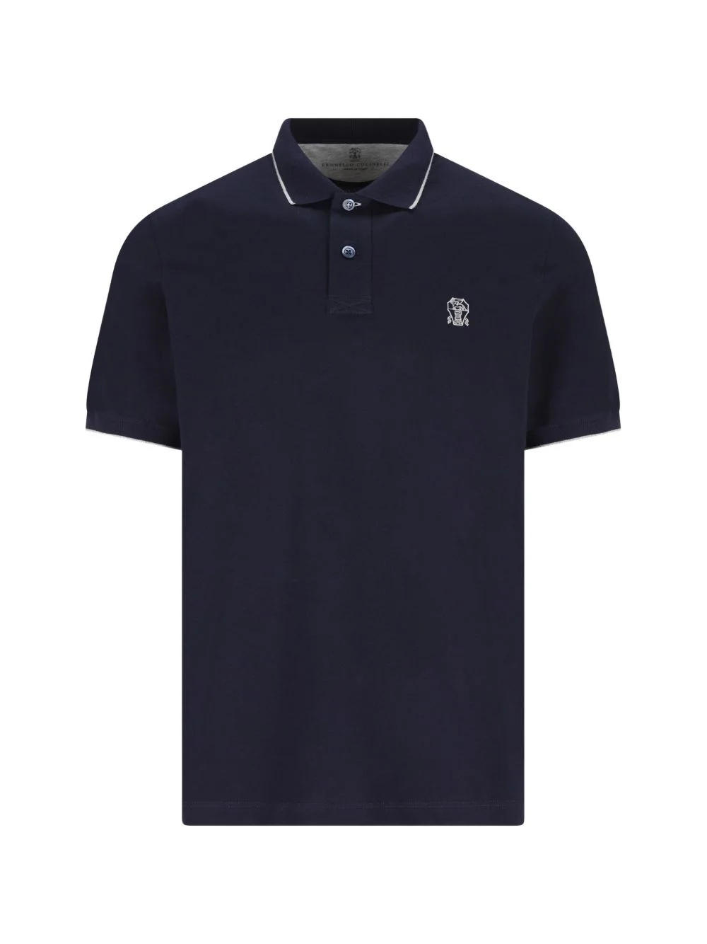 Logo cotton polo shirt - 1