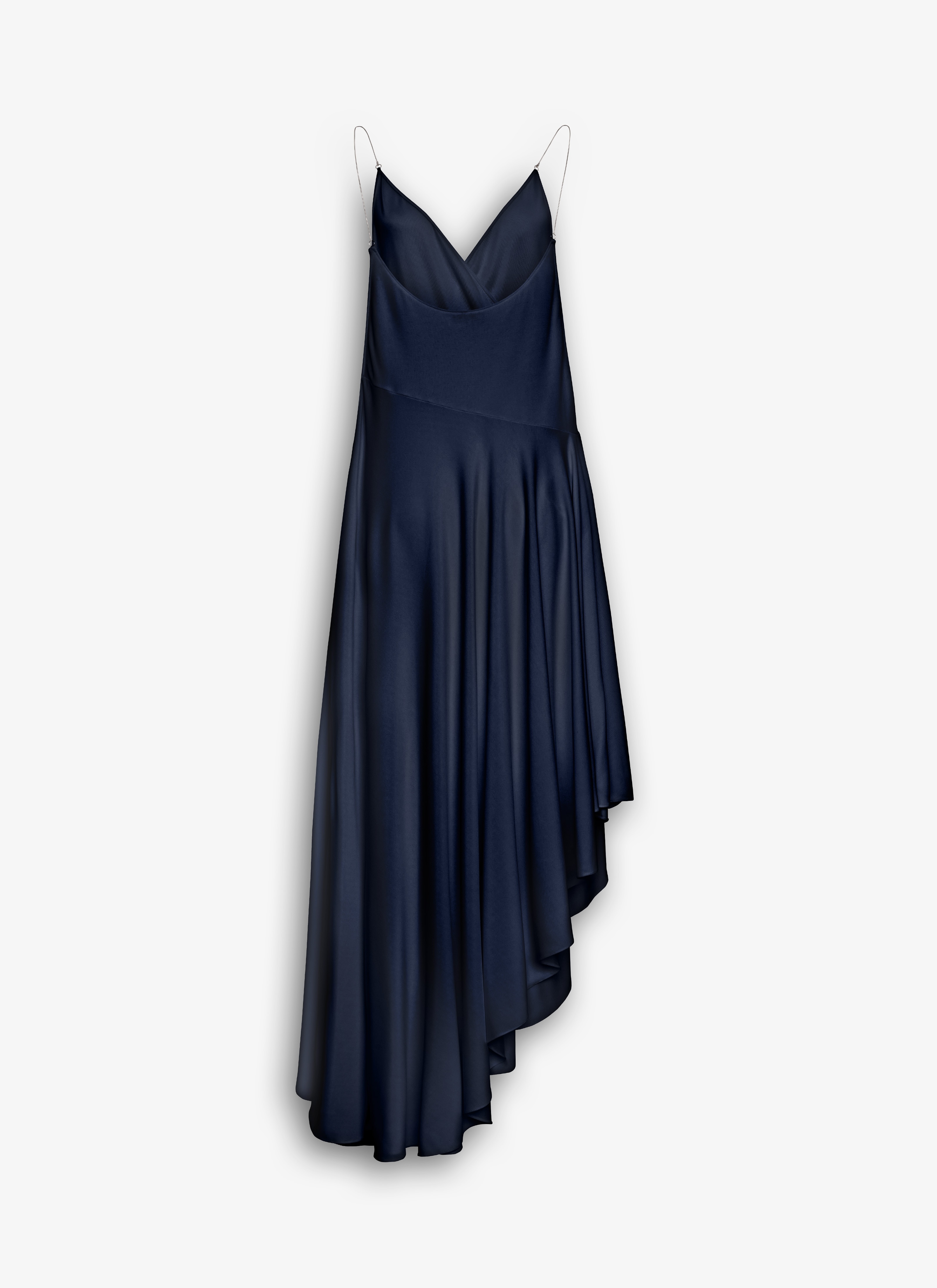【ALAIA直営店】ROBE ASYMETRIQUE EN JERSEY MAT Alaïa MATTE JERSEY ASYMMETRICAL SLIP DRESS | alaia | REVERSIBLE