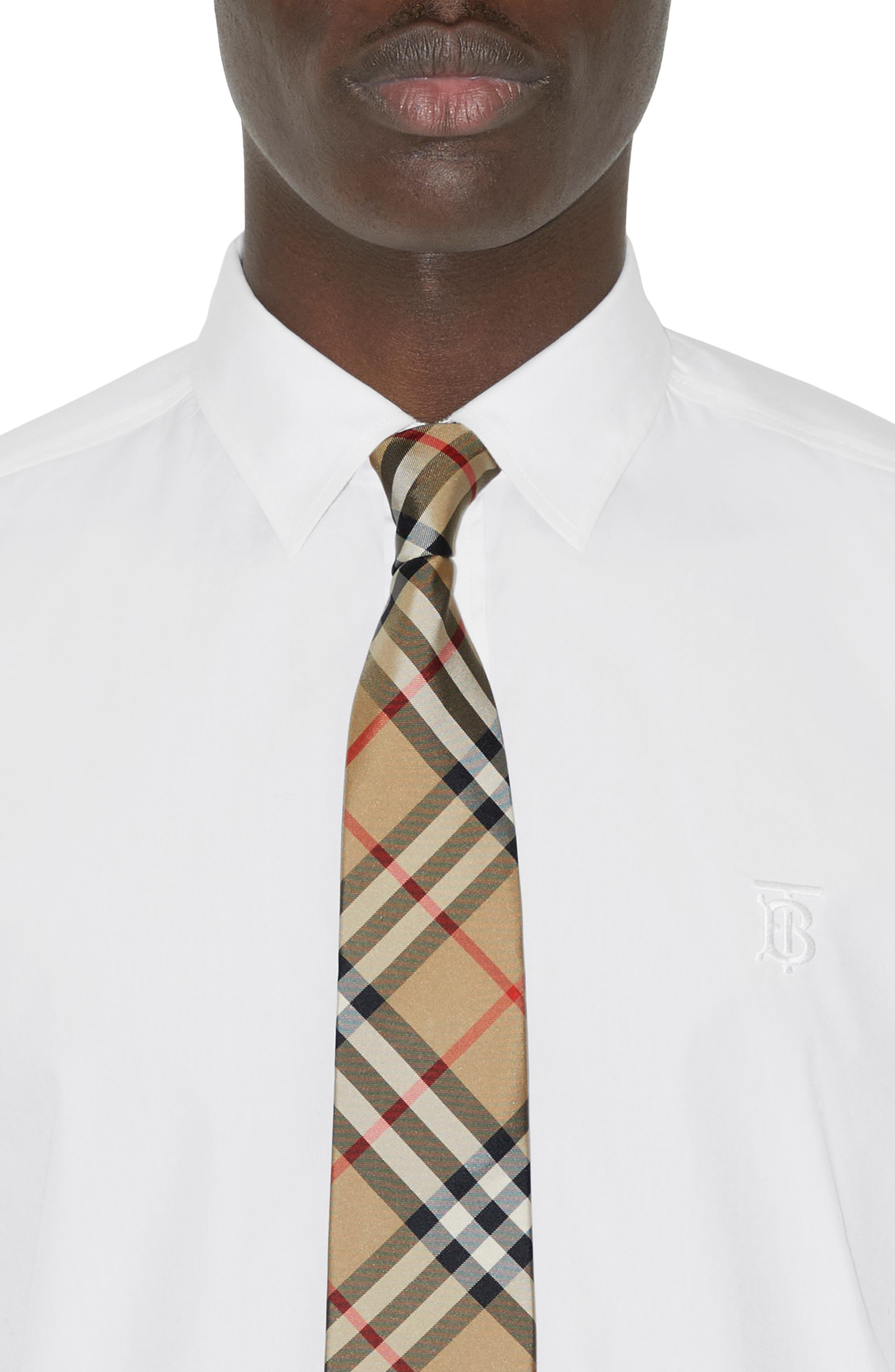 Manston Check Silk Tie - 3