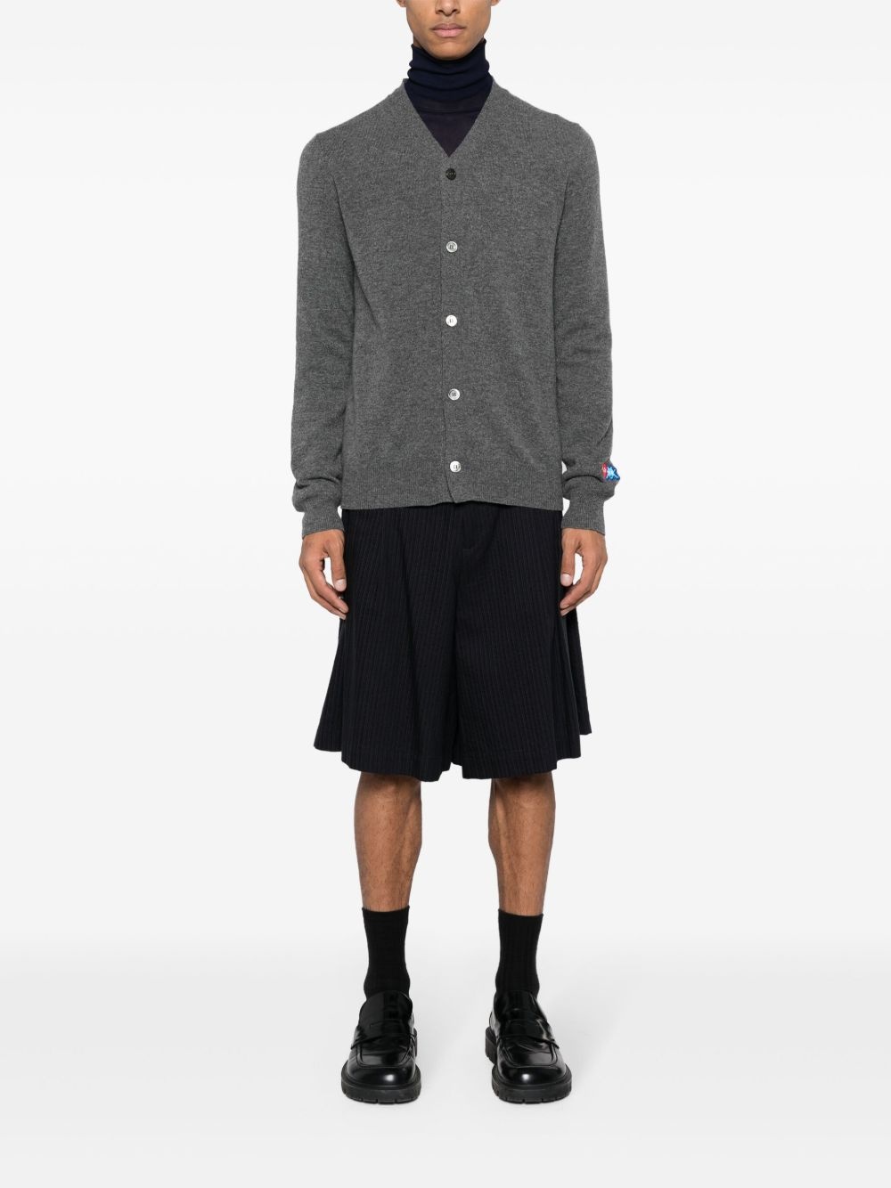 x the Artist Invader wool cardigan - 2