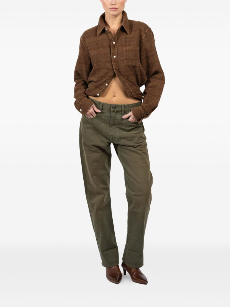 R13 cuffed-hem cotton jeans outlook