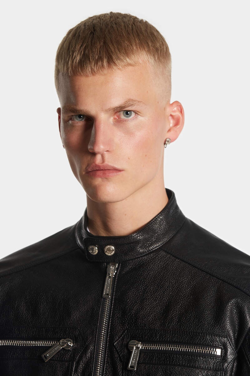 RIDER LEATHER JACKET - 6