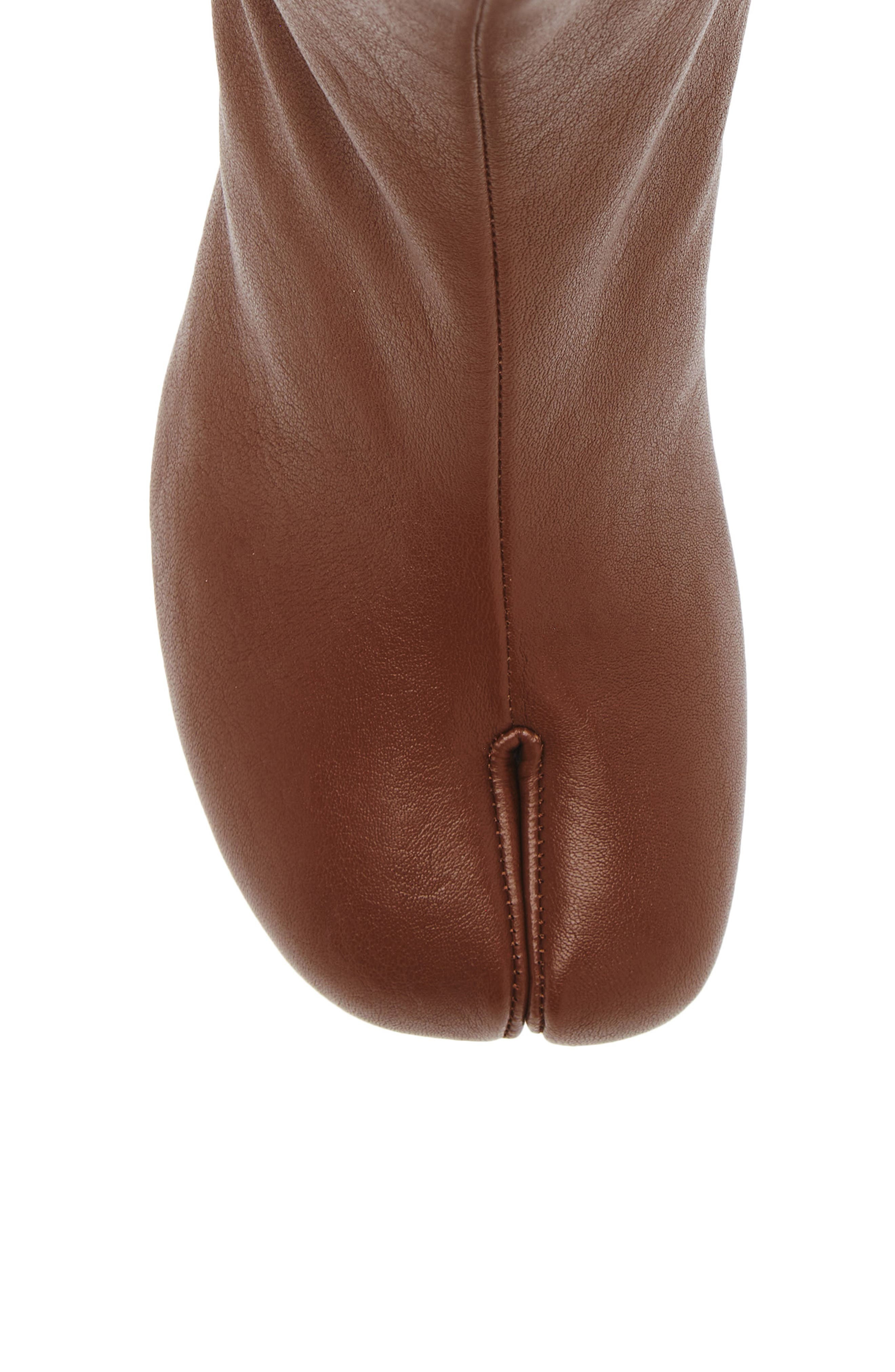 Maison Margiela Tabi Leather Boot in Warm Coffee at Nordstrom - 5