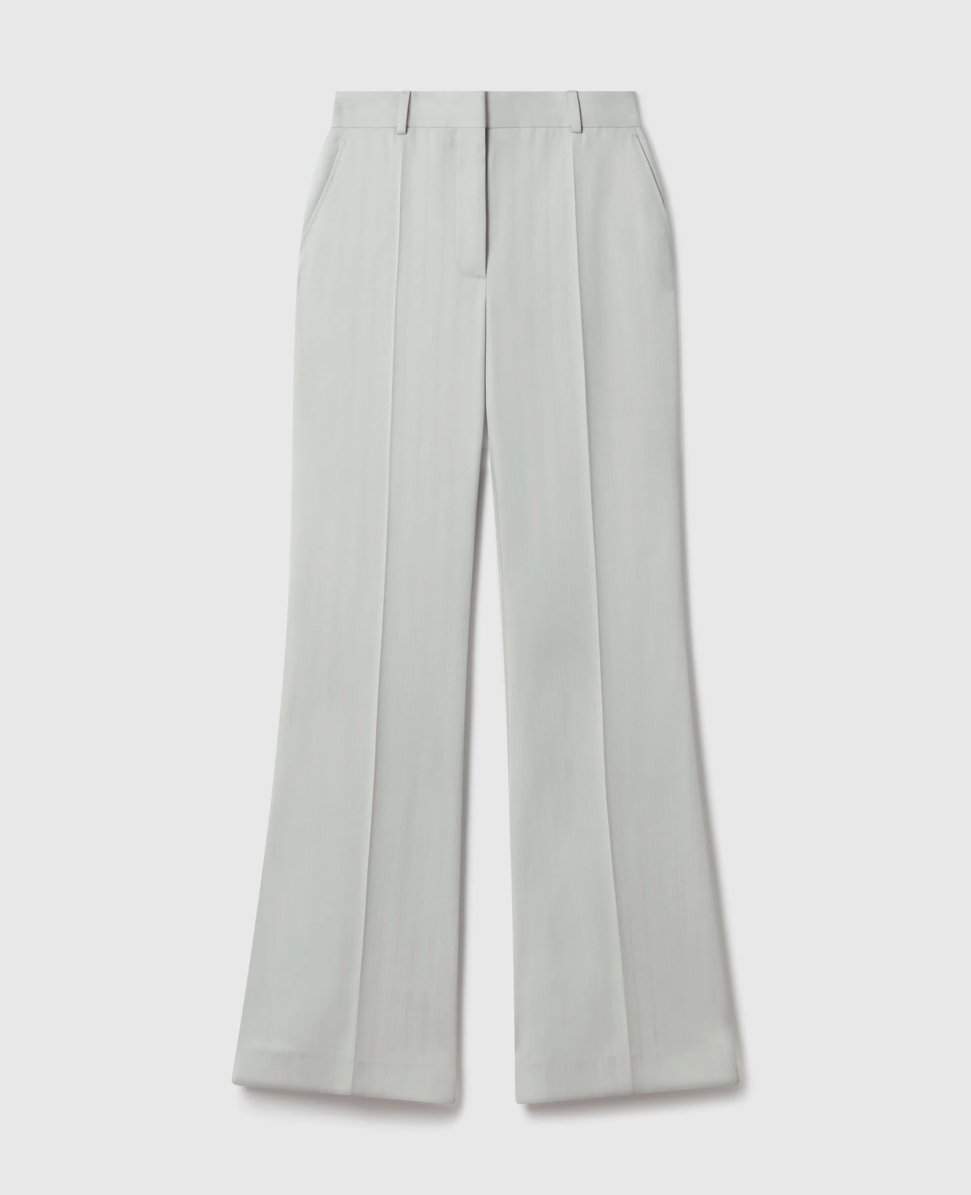 Mid-Rise Botcut Trousers - 1