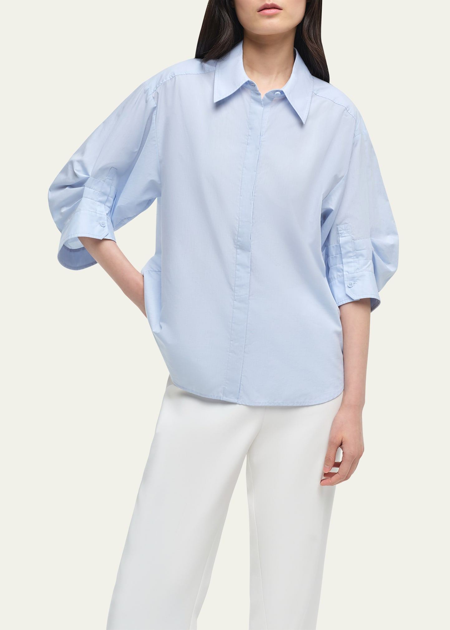Gemma Three-Quarter Sleeve Shirt - 5
