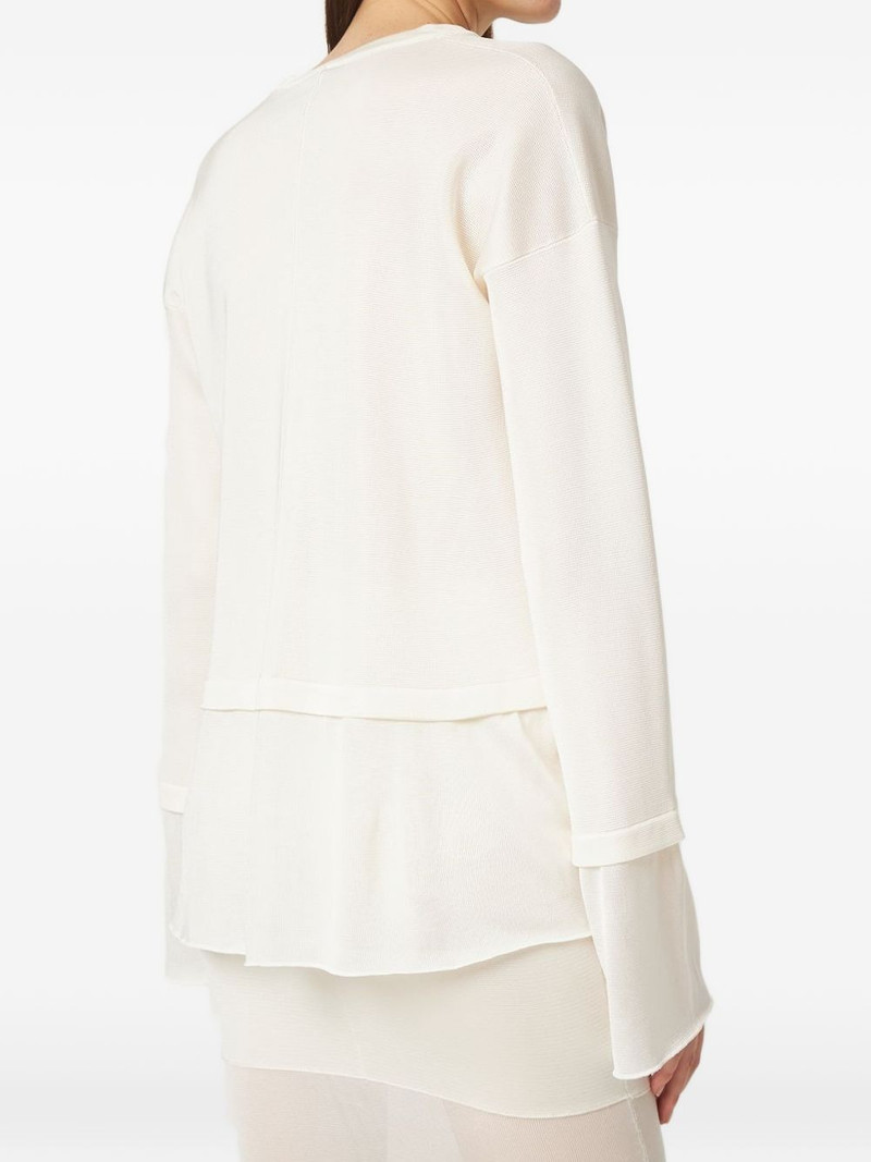 V-neck long-sleeves blouse 3