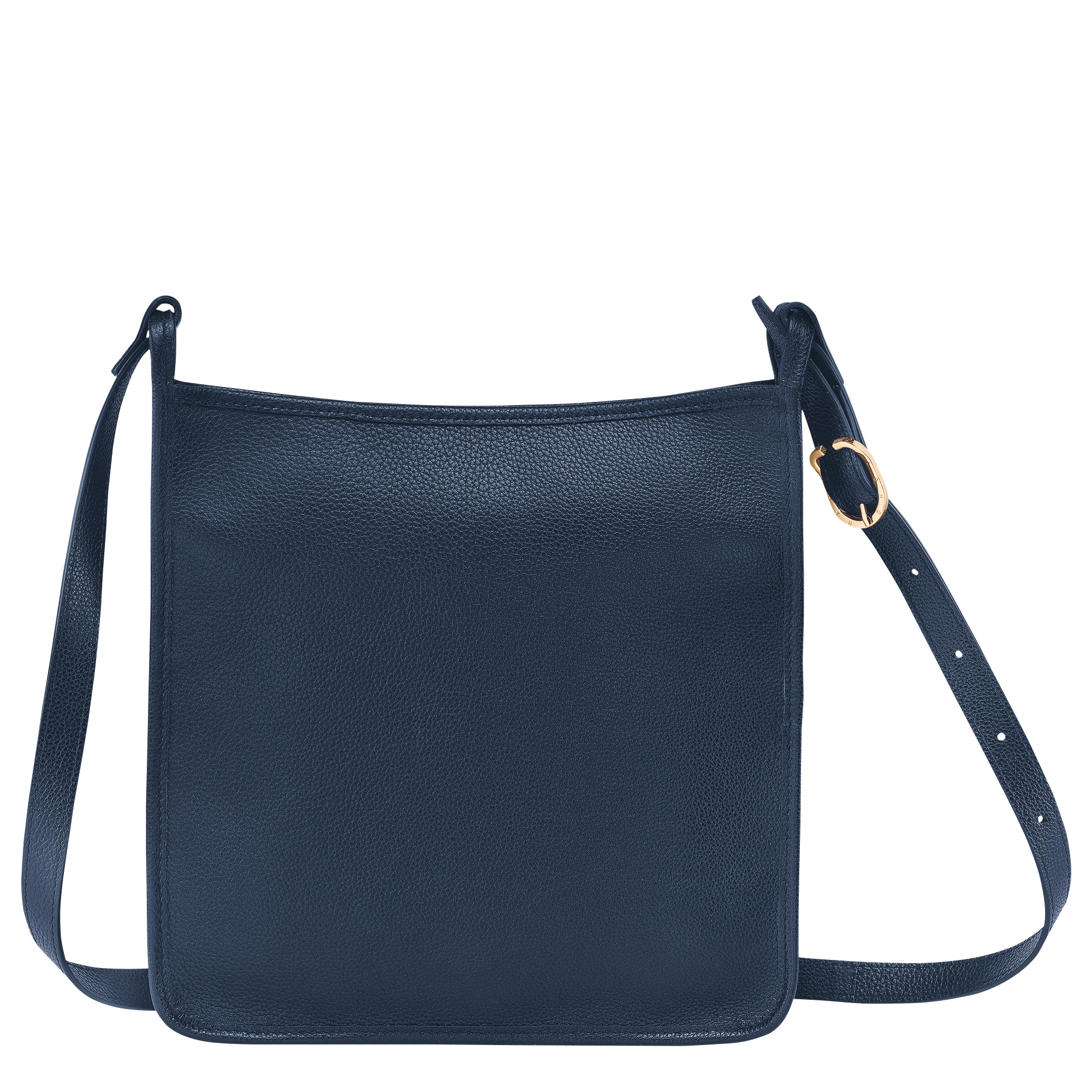 Le Foulonné M Crossbody bag Navy - Leather - 4