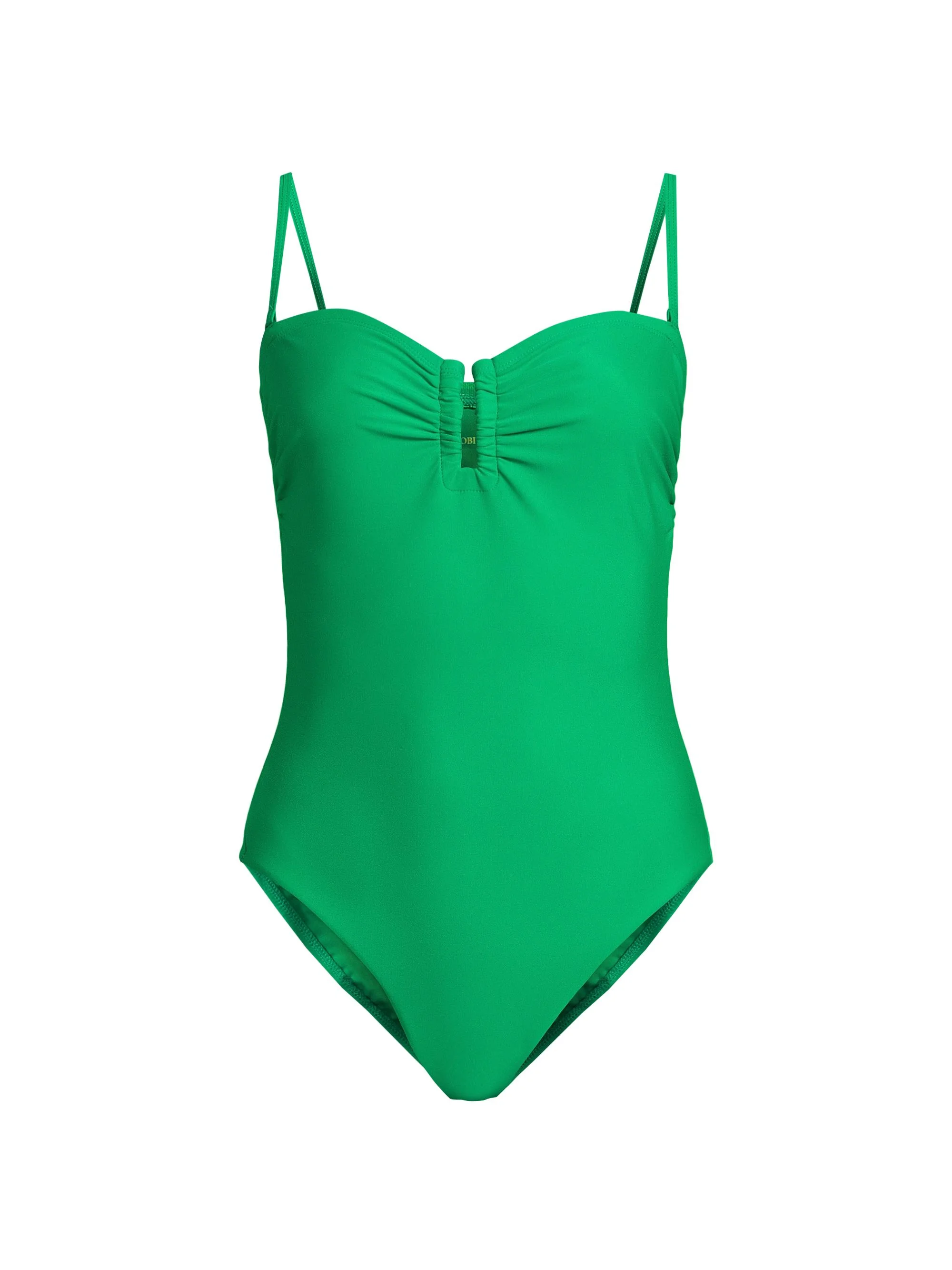 Women's Becca Strapless One-Piece Swimsuit - Emerald - 1
