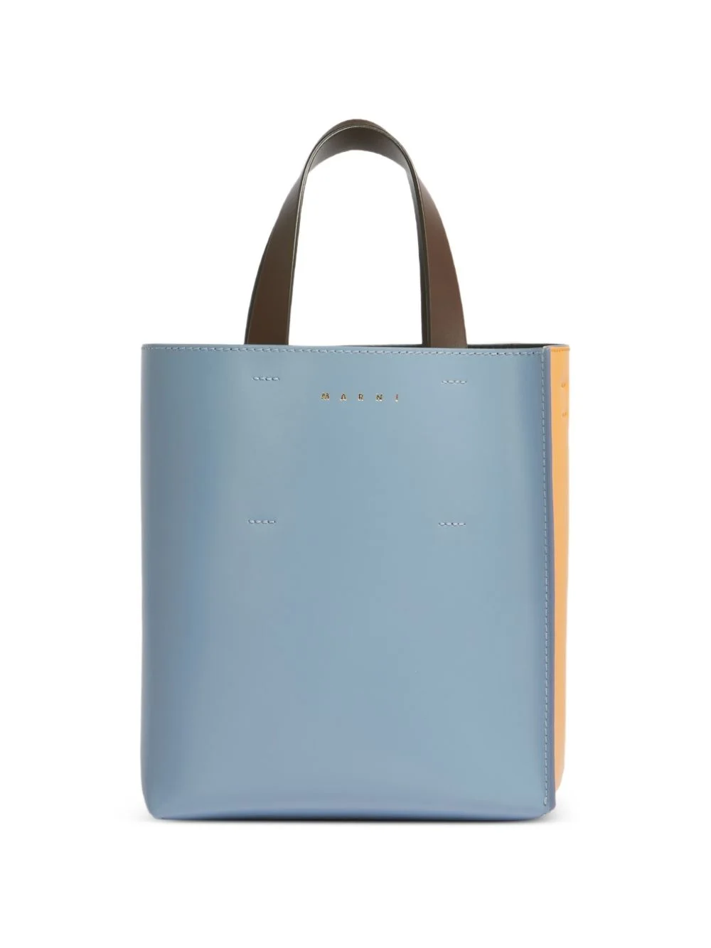Museo colour-block leather tote bag - 1