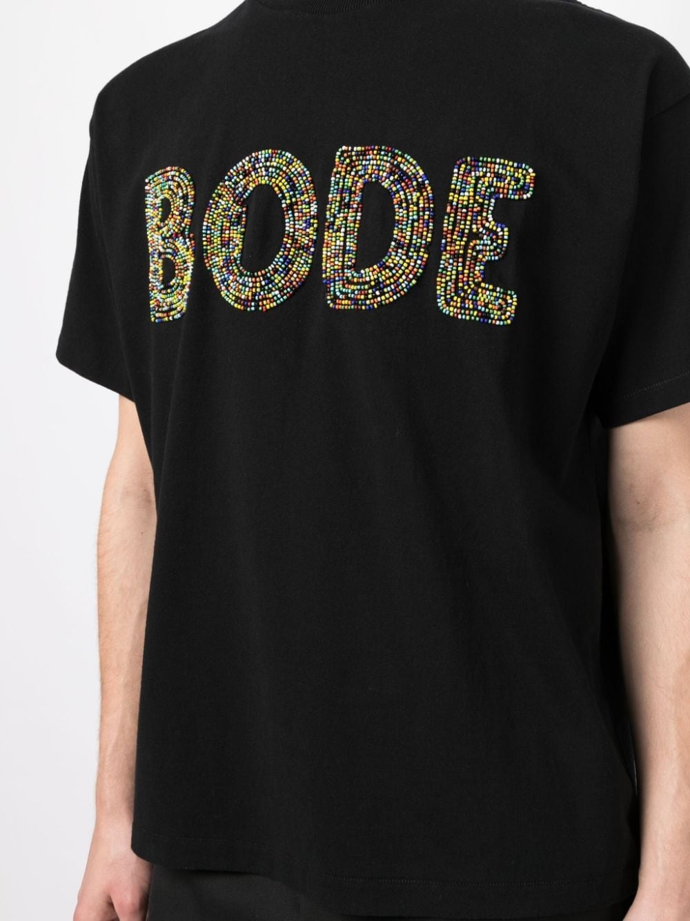 logo-embellished cotton T-shirt - 5