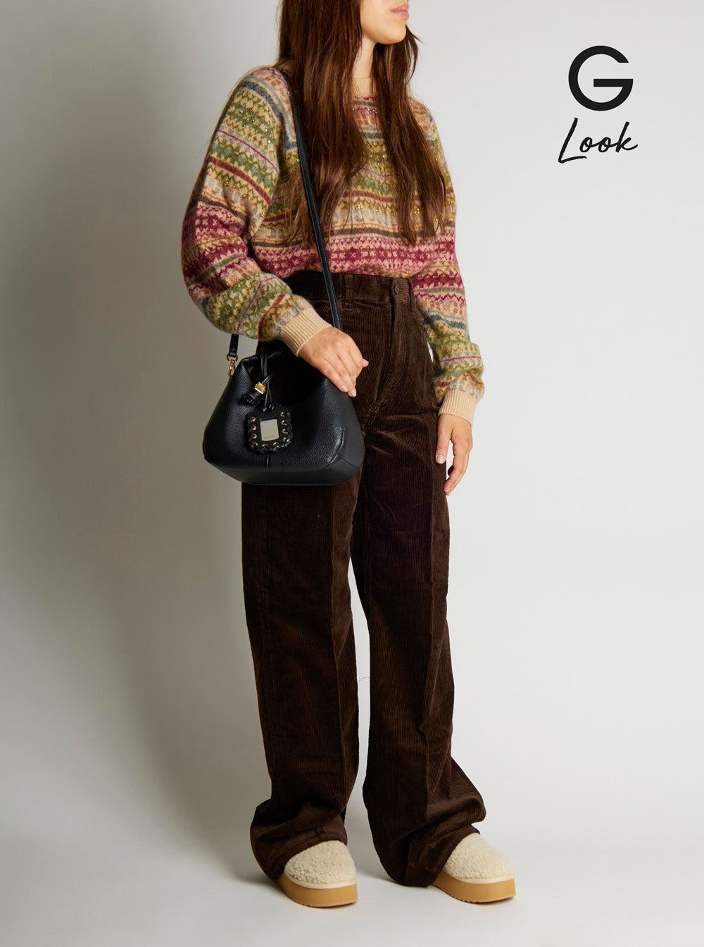 Ganni Women Hobo Mini Grained - 7