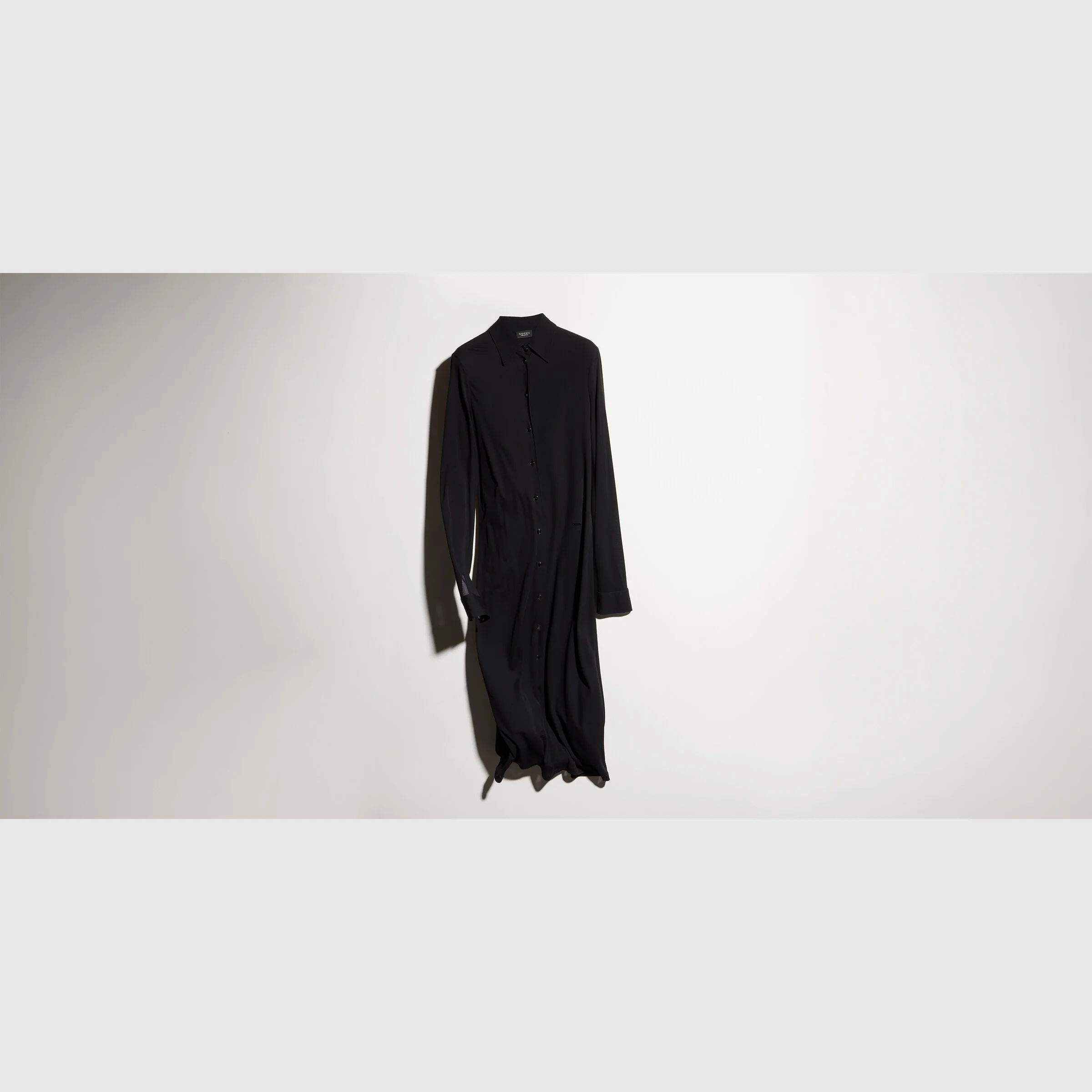 Viscose crêpe jersey dress - 1